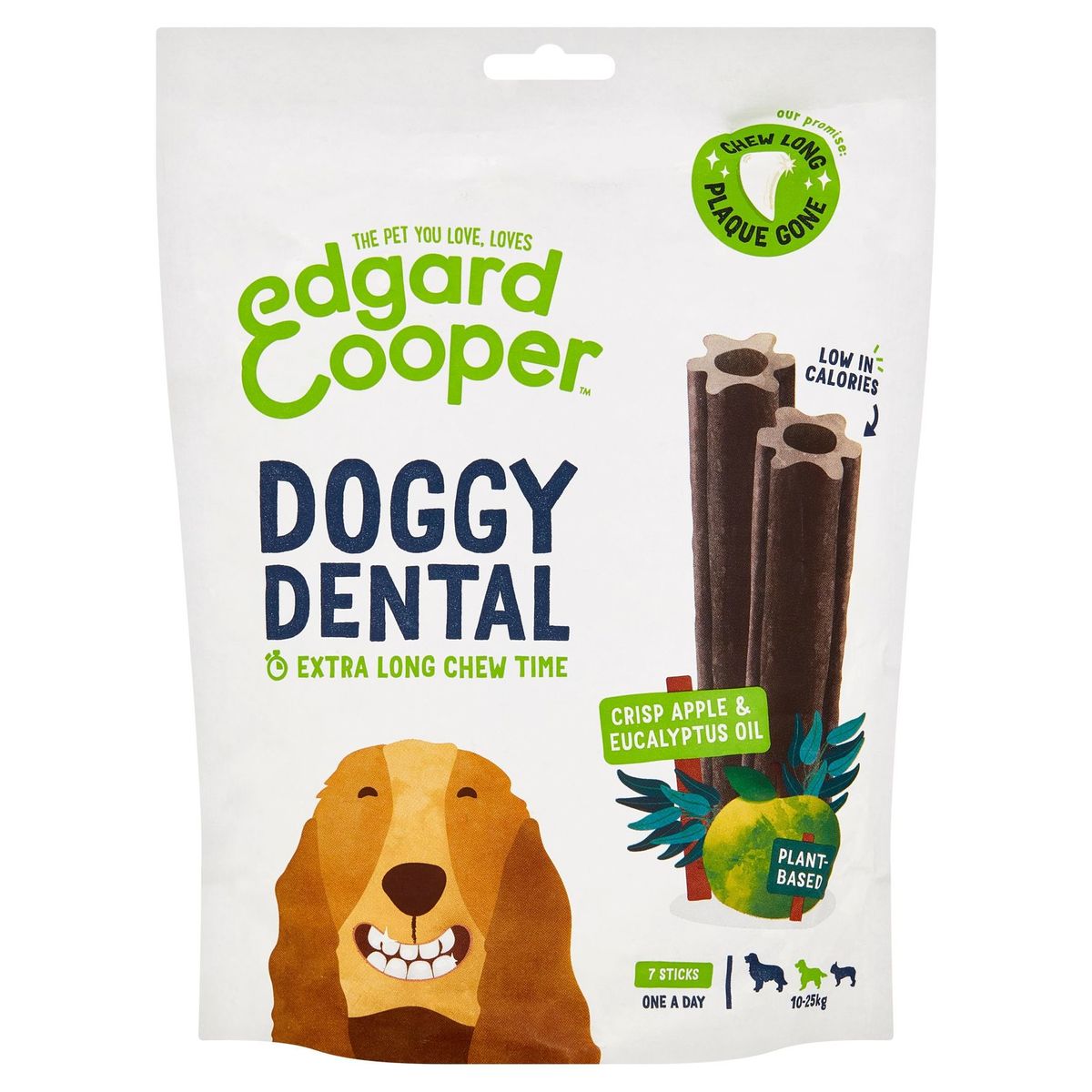 Edgard & Cooper Doggy Dental Crisp 10-25 kg 7 Pièces 160 g