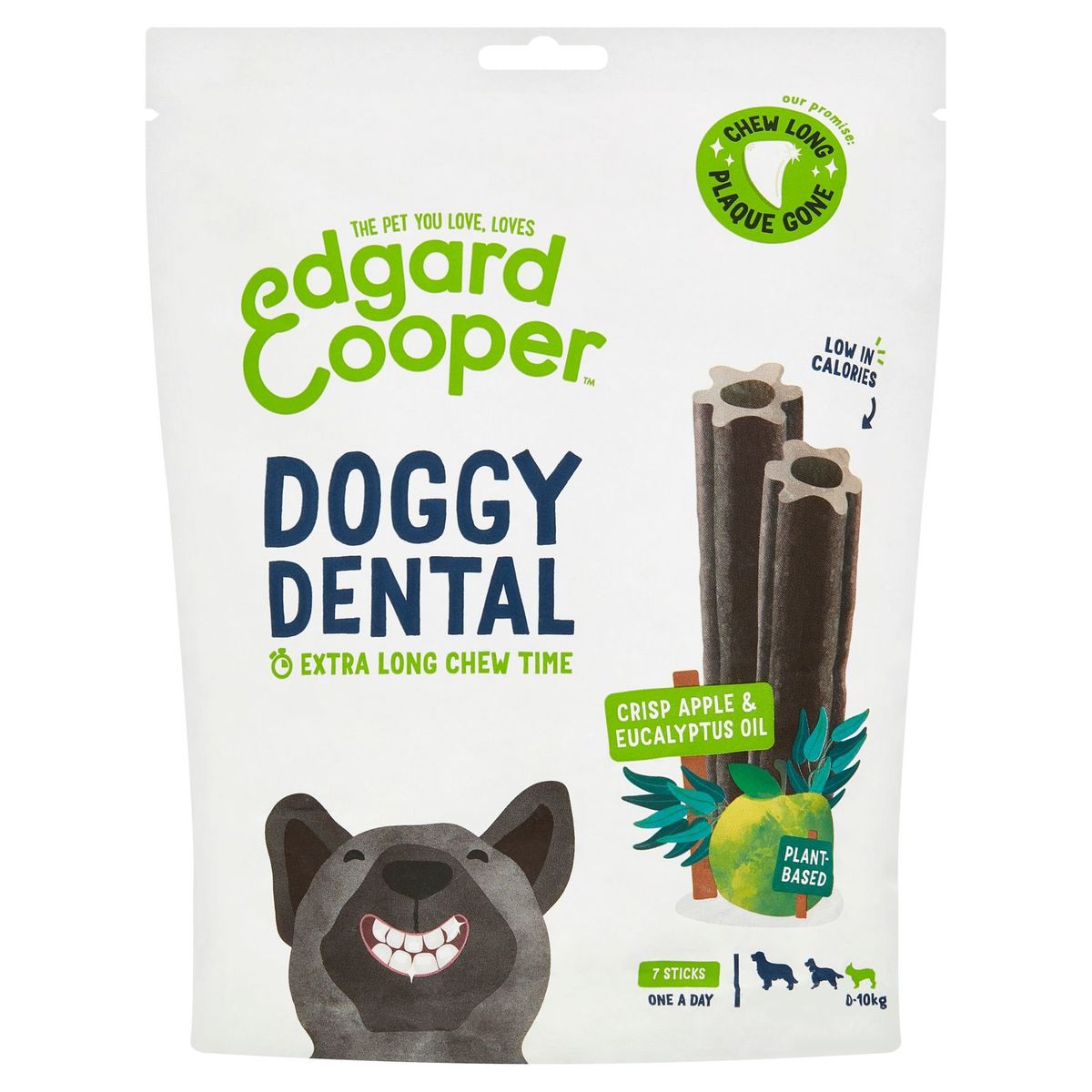 Edgard & Cooper Doggy Dental Crisp 0-10 kg 7 Stuks 105 g