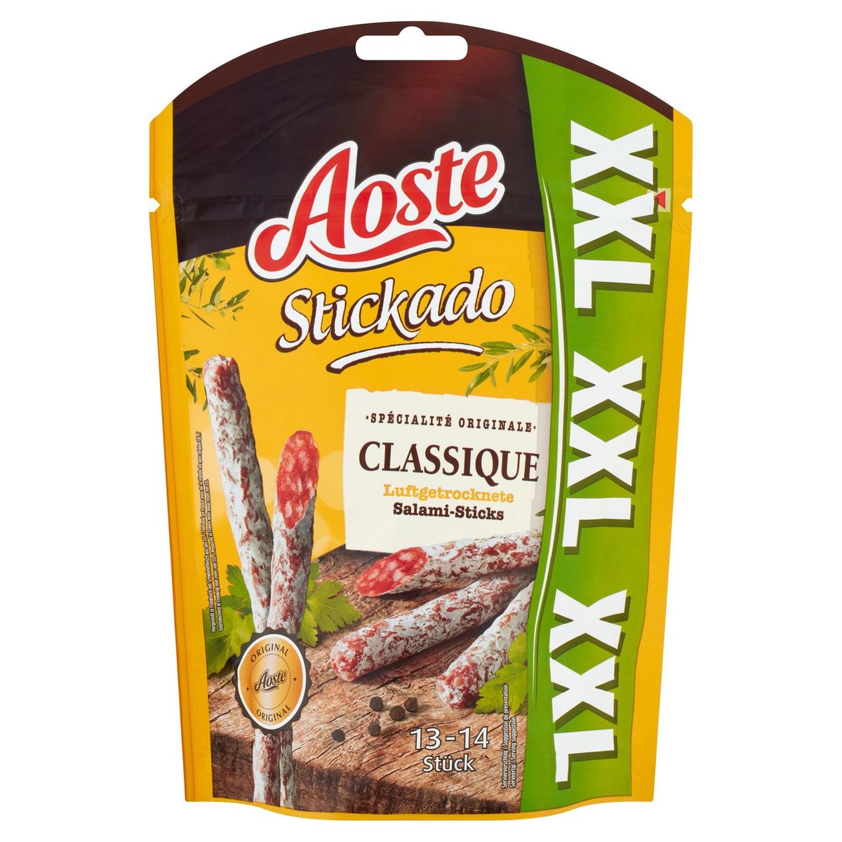 Aoste Stickado Classique Salami-Sticks XXL 140 g