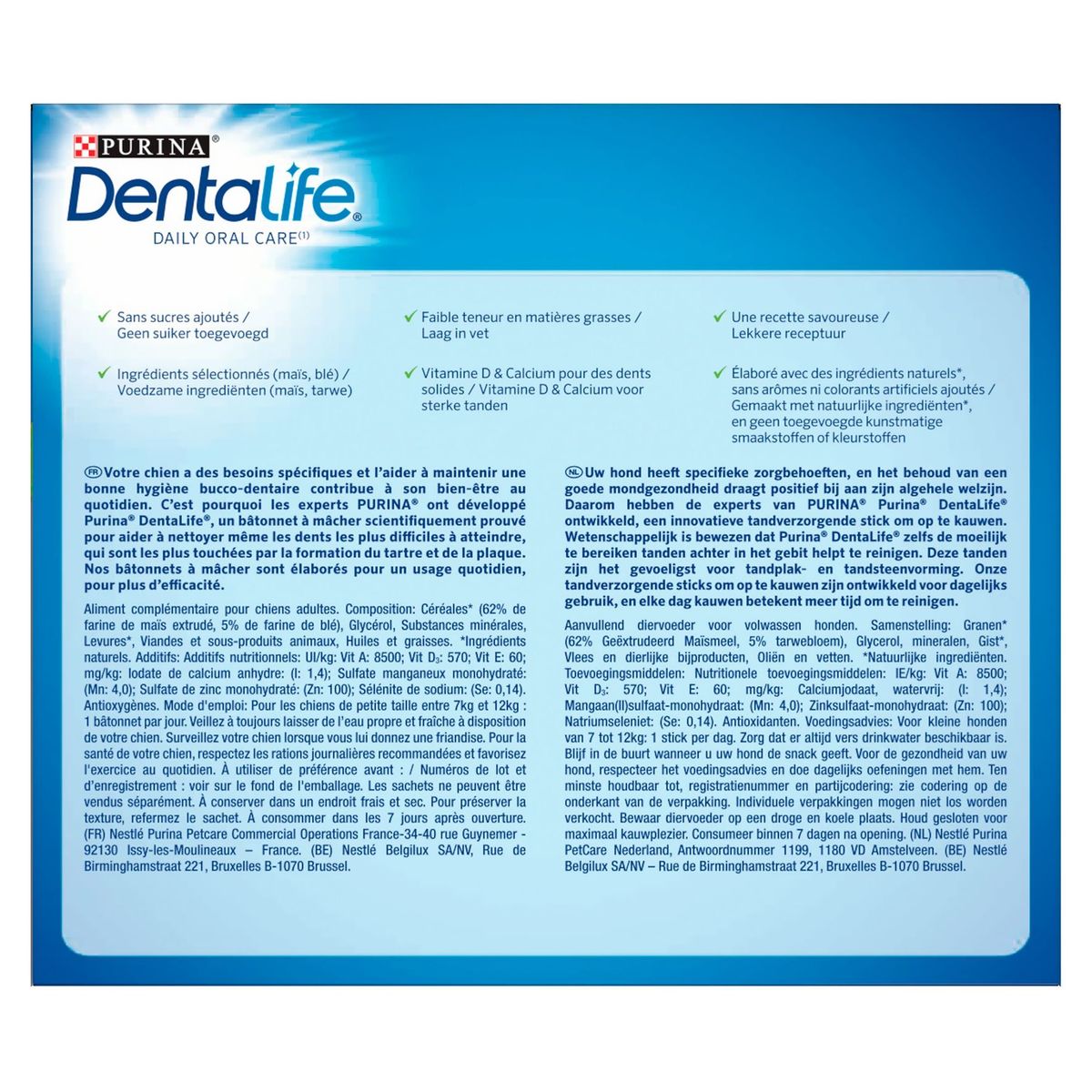 DENTALIFE DAILY ORAL CARE CHIEN SMALL - MEGA PACK 54 X