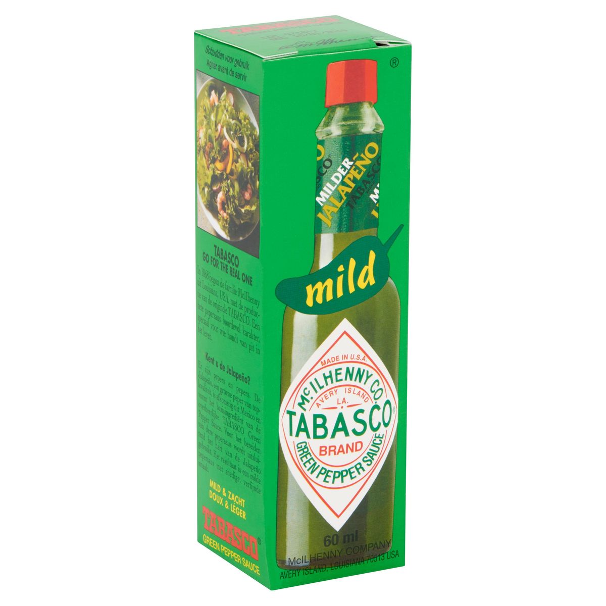 Sauce Piment Vert Tabasco 60ml