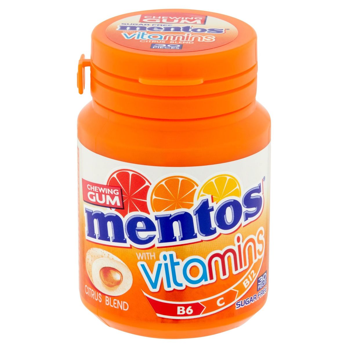 Mentos Chewing Gum with Vitamins Citrus Blend 30 Stuks 60 g