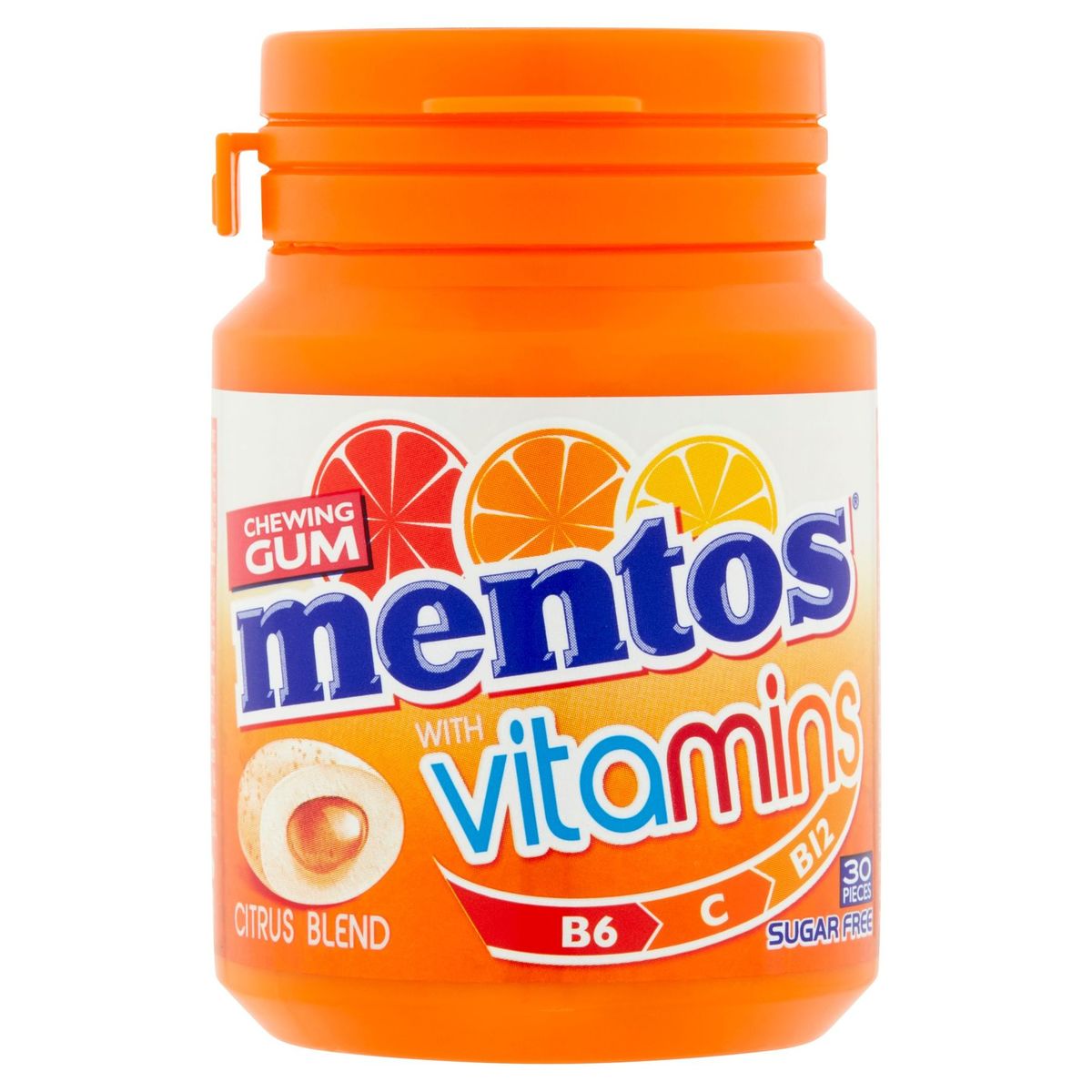Mentos Chewing Gum with Vitamins Citrus Blend 30 Stuks 60 g