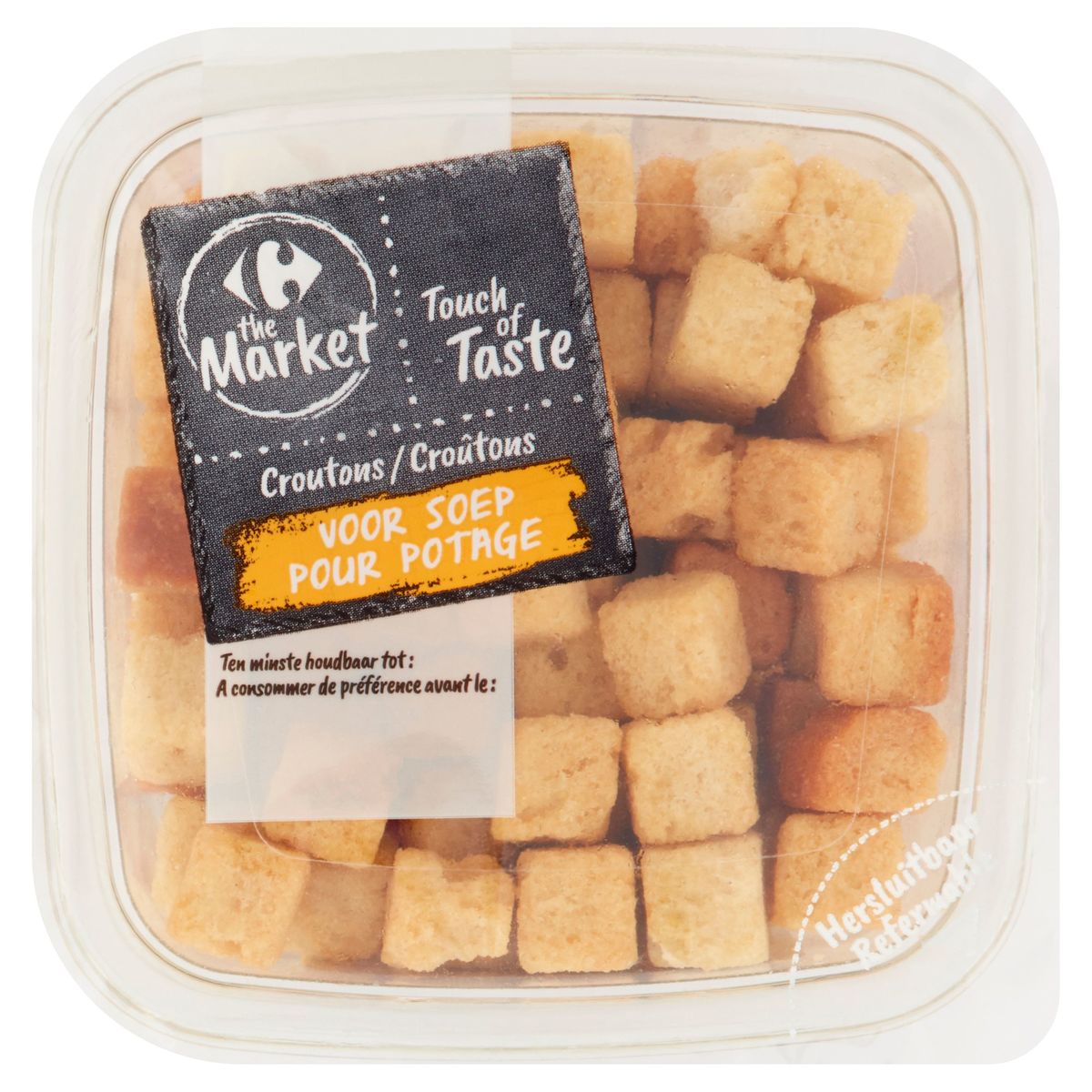 Carrefour The Market Touch of Taste Croûtons Frits Natures 100 g