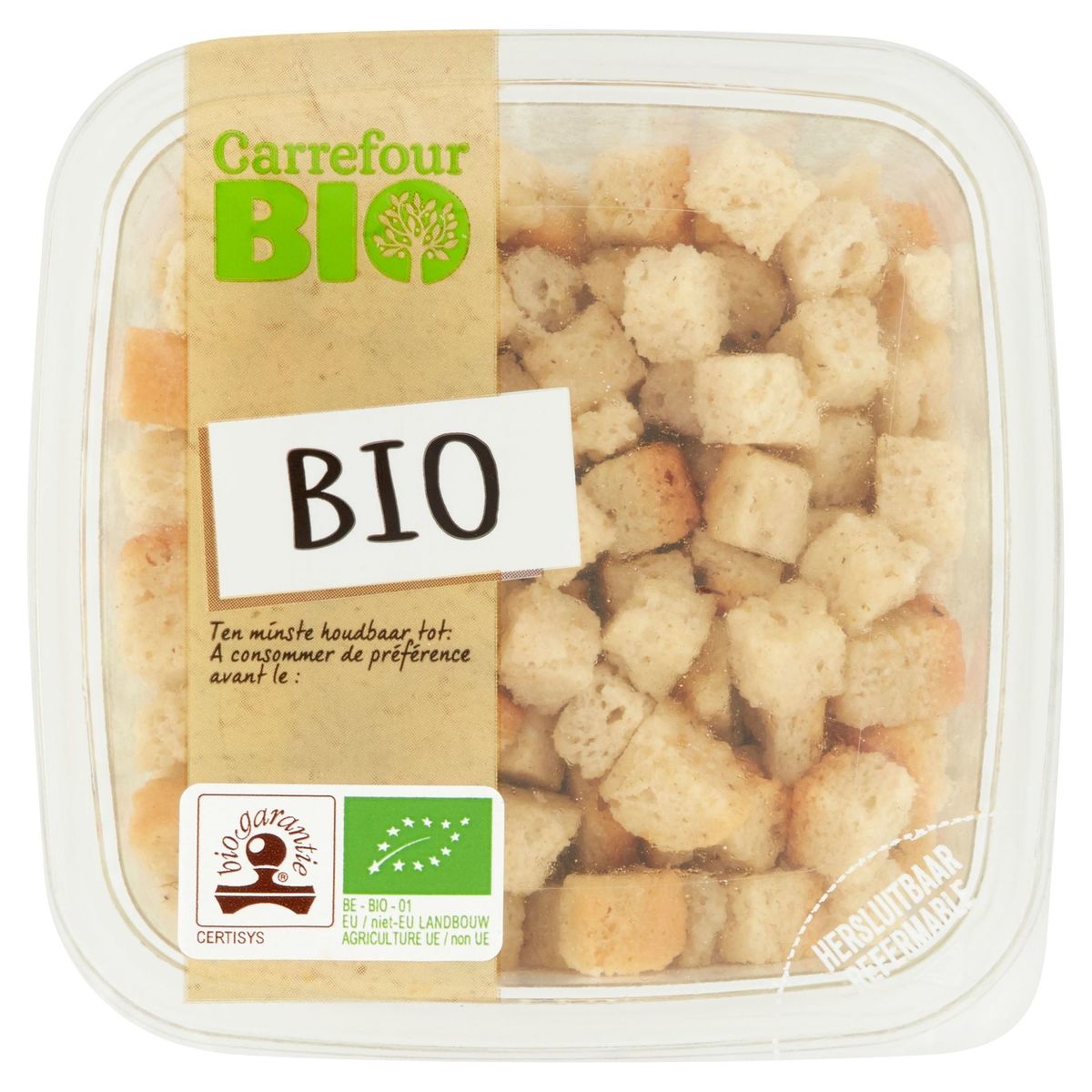 Carrefour Bio Croûton - Ail et Thym Bio 80 g