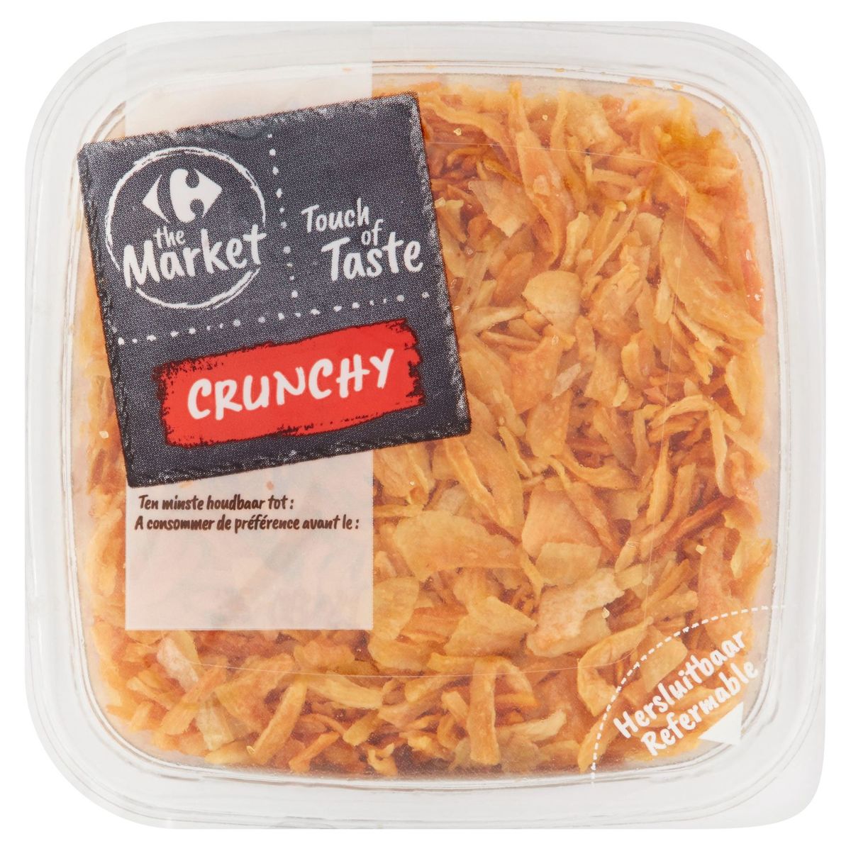 Carrefour The Market Touch of Taste Crunchy Gebakken Uien 100 g