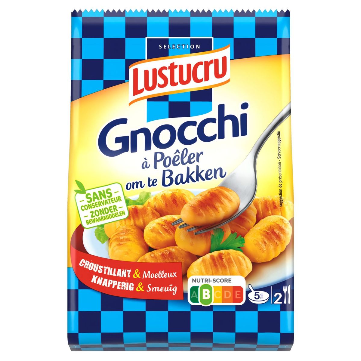 Lustucru Gnocchi om te Bakken 320 g