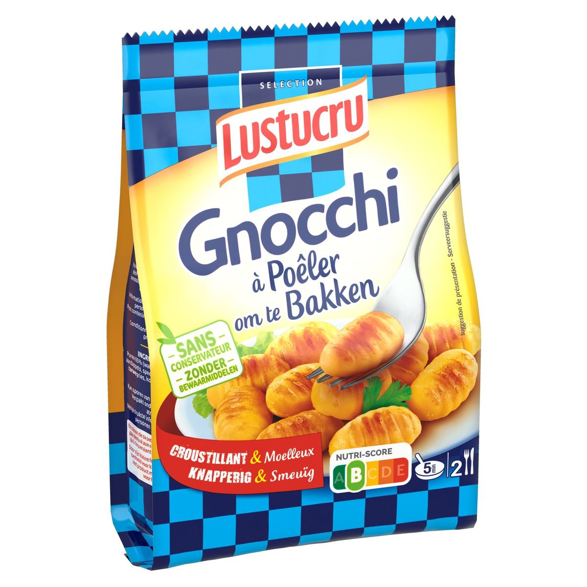 Lustucru Gnocchi om te Bakken 320 g