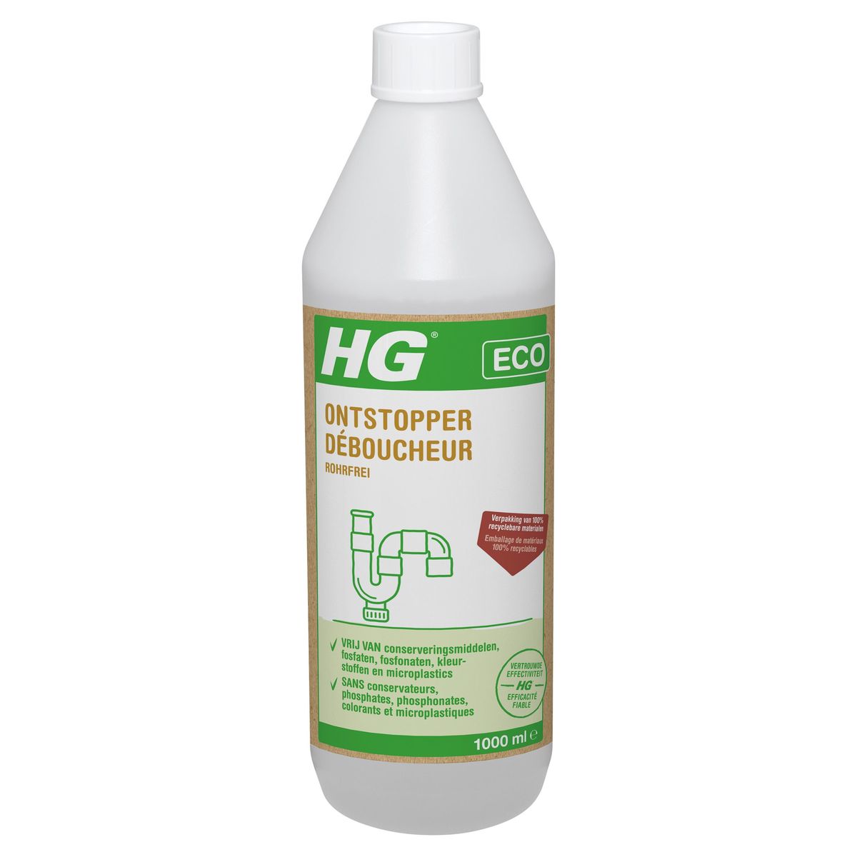 HG Eco Déboucheur 1000 ml