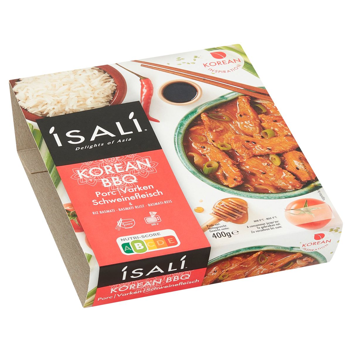 ISALI Korean BBQ Varken & Basmati Rijst 400 g