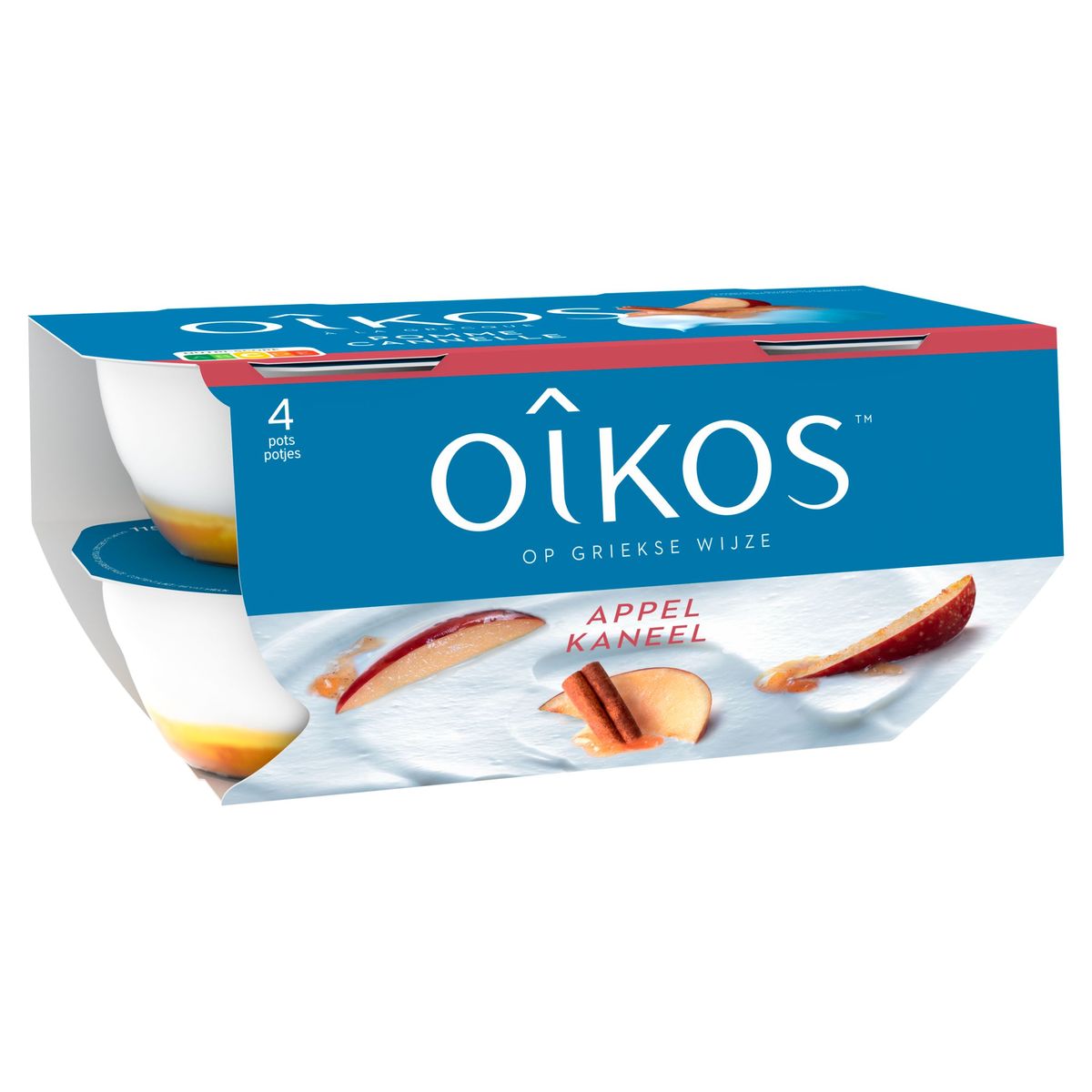 Oikos Yaourt à la Grecque Pomme Cannelle 4 x 115 g