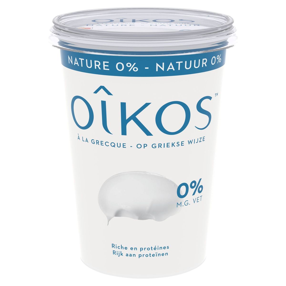 Oikos Yoghurt op Griekse Wijze Natuur 0% 480 g