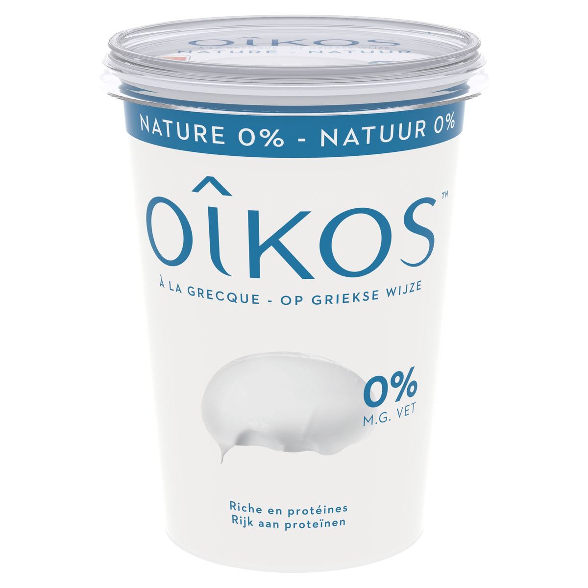 Oîkos Yoghurt op Griekse Wijze Natuur 0% Vet 480 g