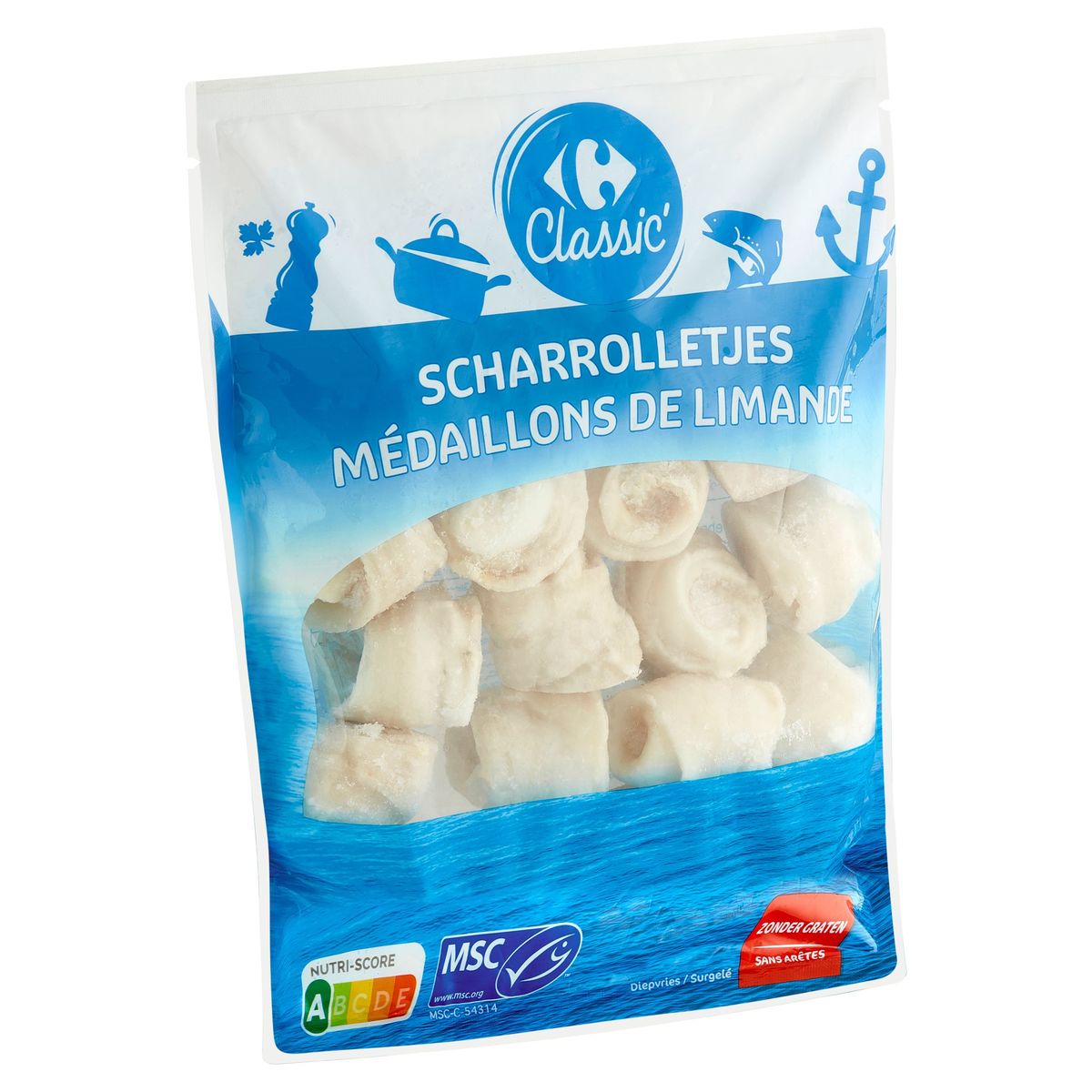 Carrefour Classic' Médaillons de Limande 900 g