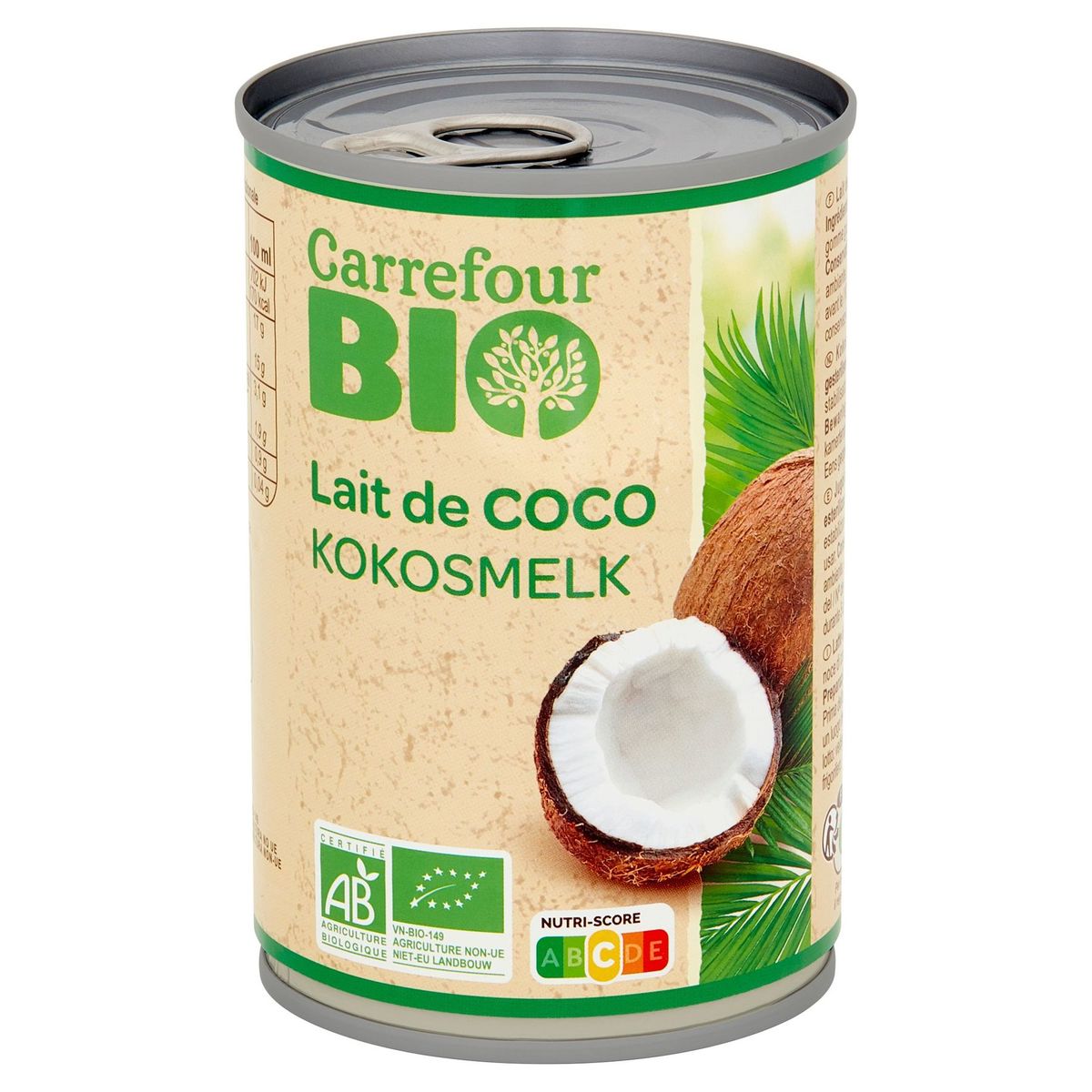 Carrefour Bio Kokosmelk 400 ml