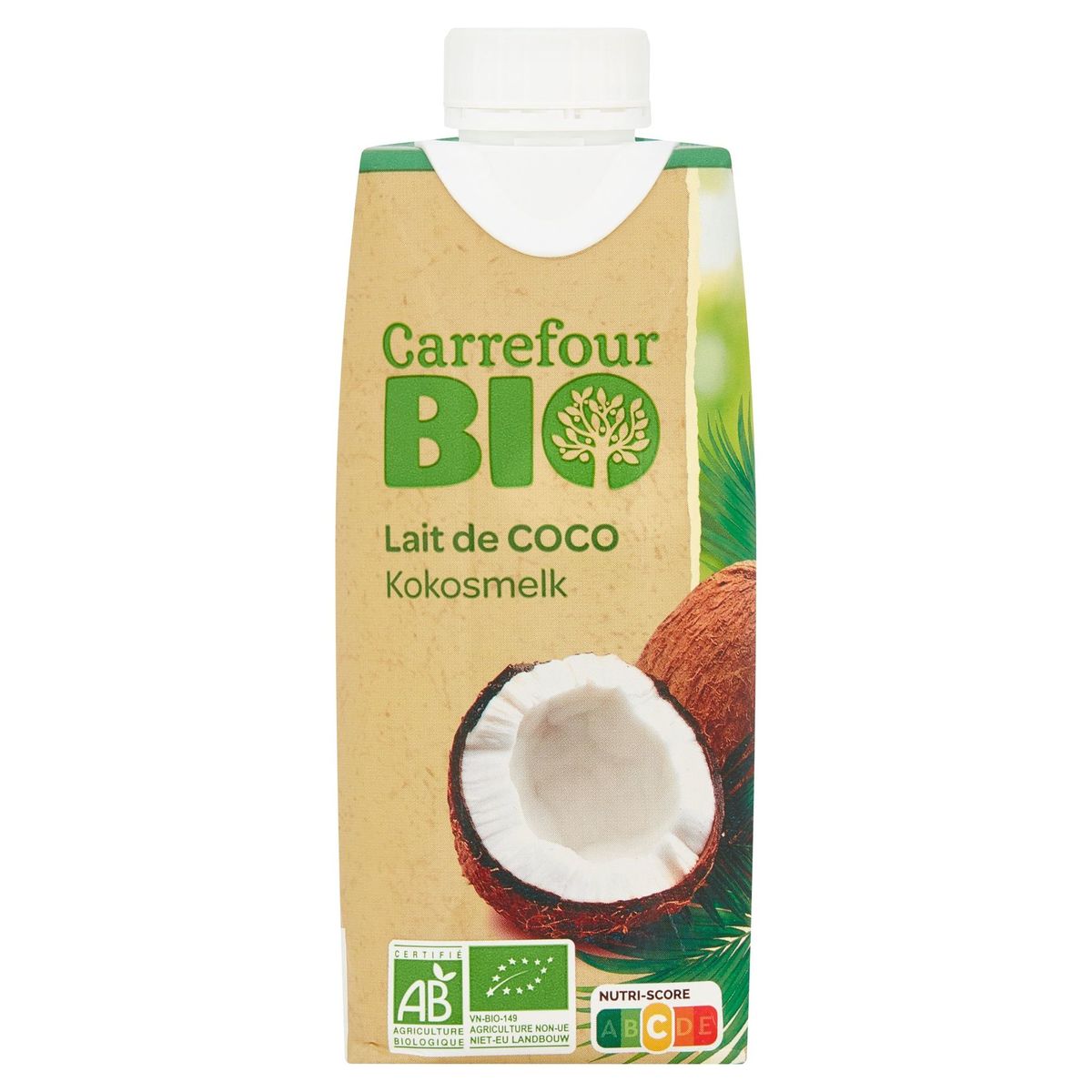 Carrefour Bio Kokosmelk 330 ml