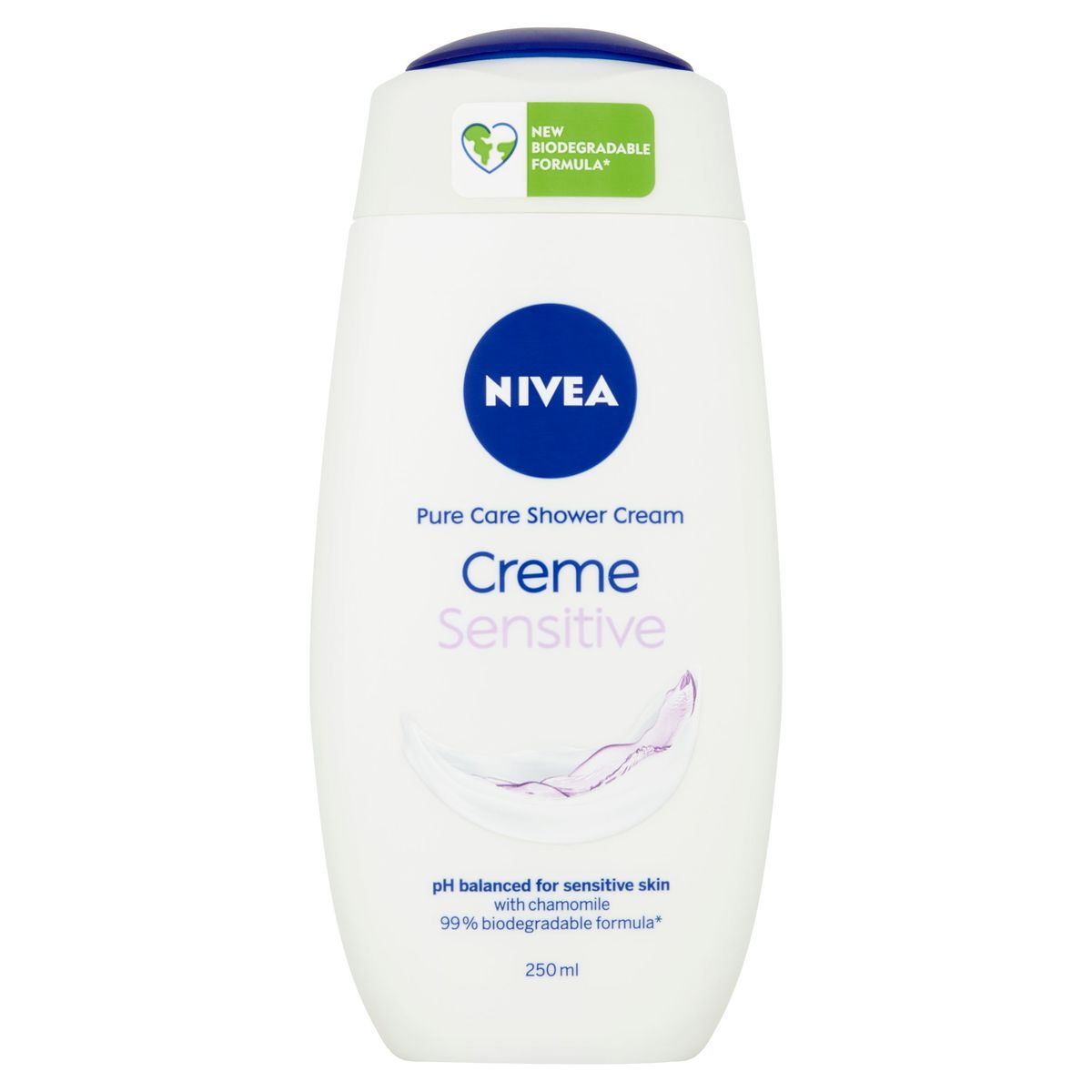 Nivea Pure Care Shower Cream Creme Sensitive 250 ml