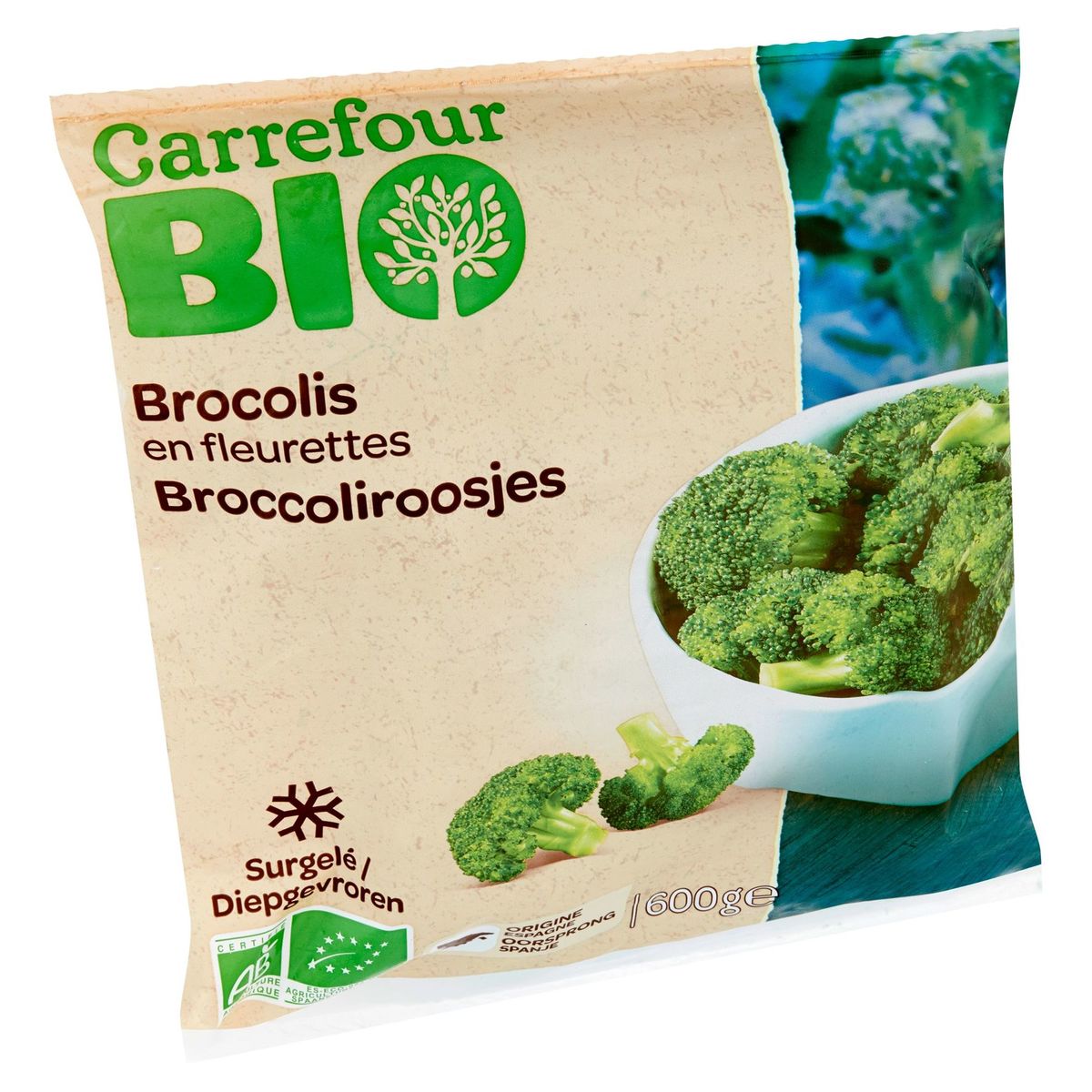 Carrefour Bio Brocolis en Fleurettes 600 g