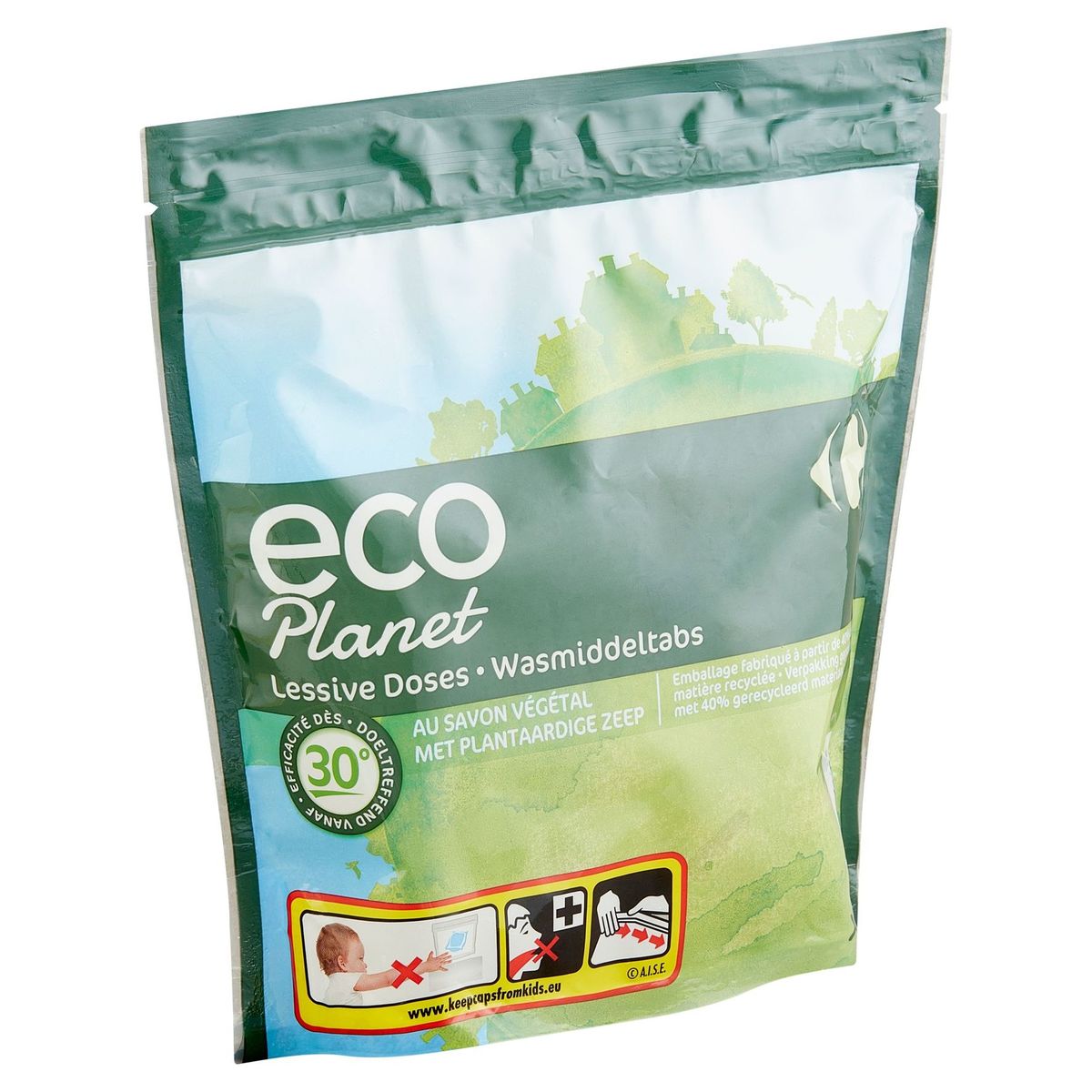 Carrefour Eco Planet Lessive Doses au Savon Végétal 495 ml 22 Lavages