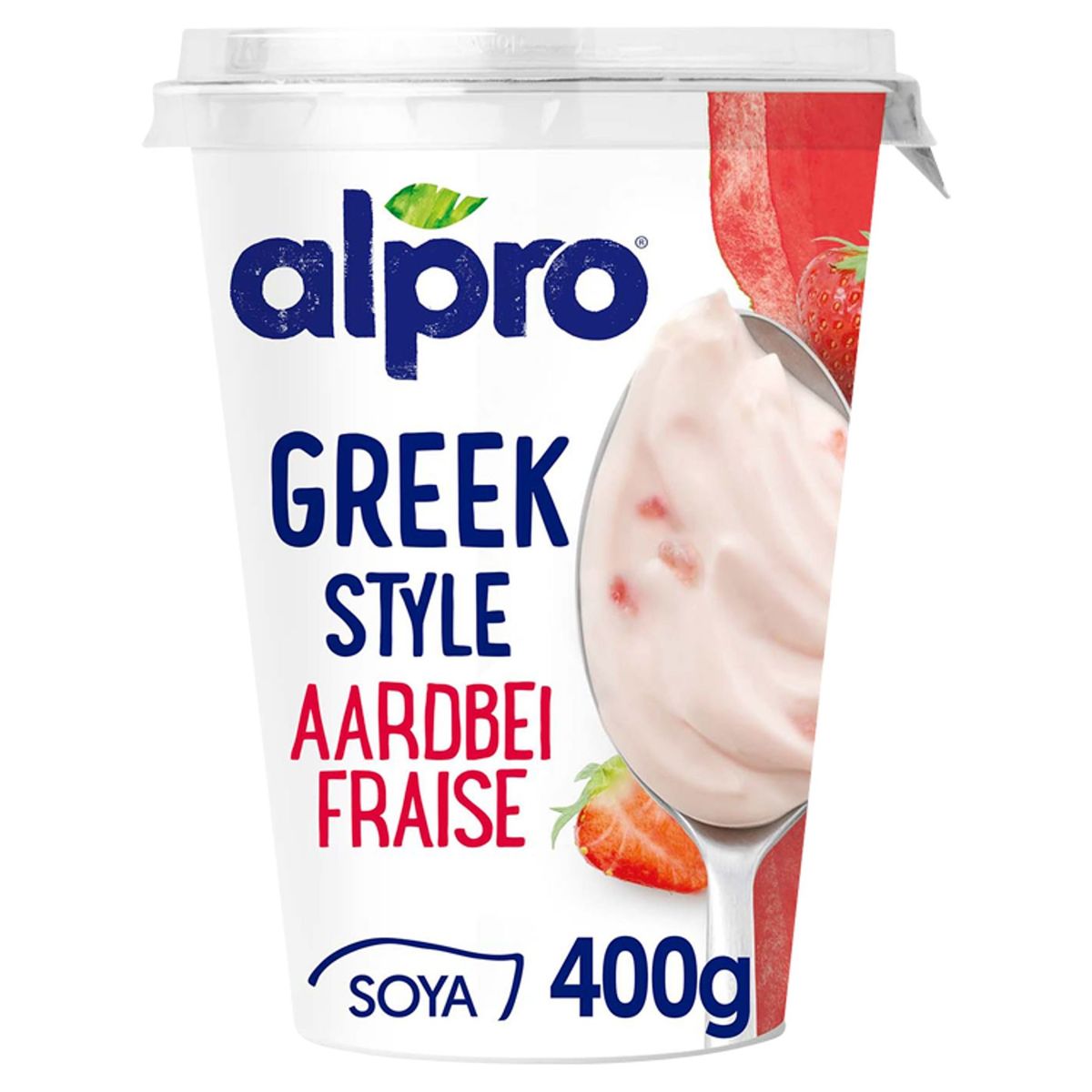 Alpro Greek Style Fraise 400g