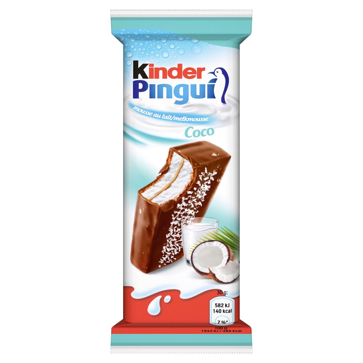 Kinder Pingui Melkmousse Coco 4 x 30 g
