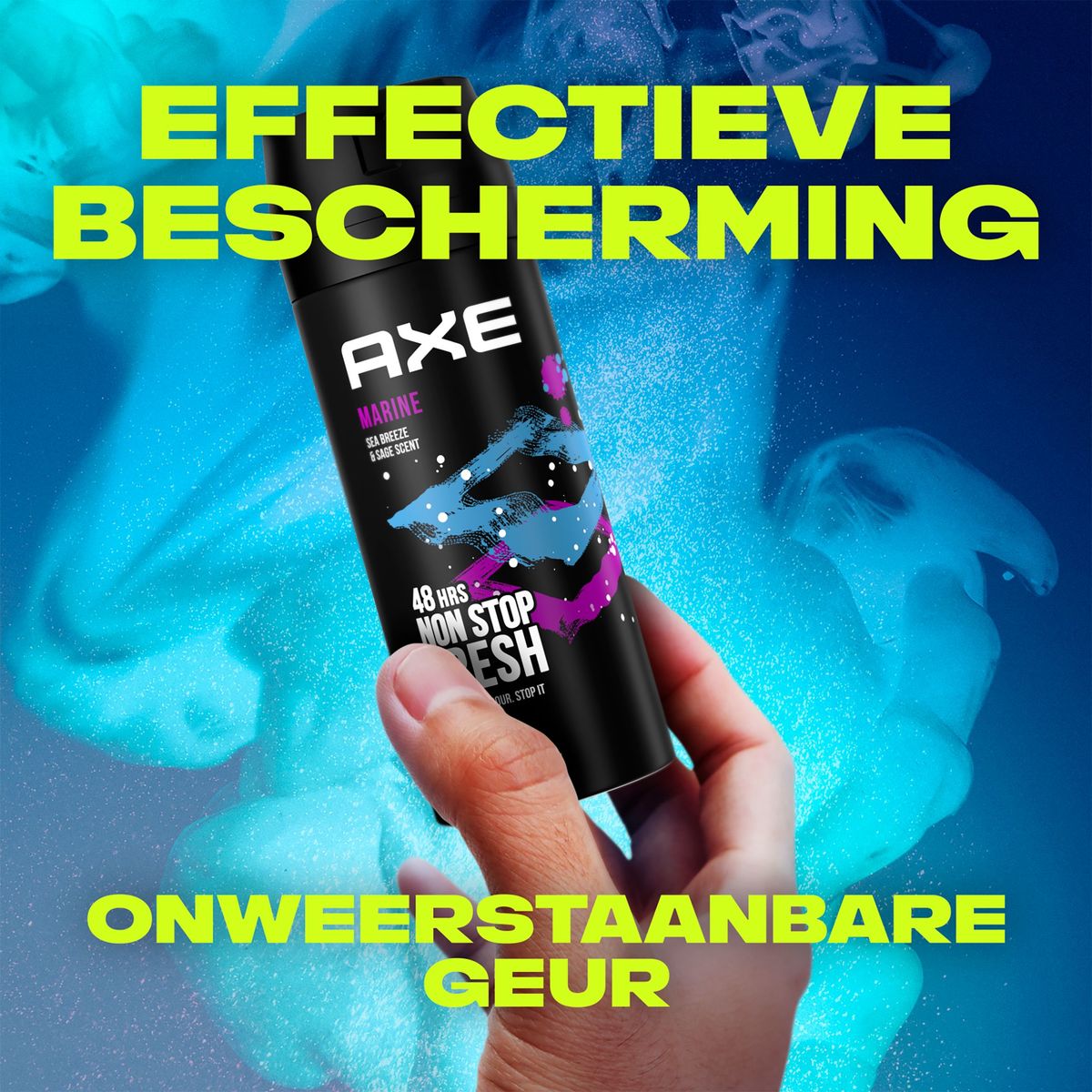 Déodorant: AXE MARINE 48H Non stop frais - 150ML