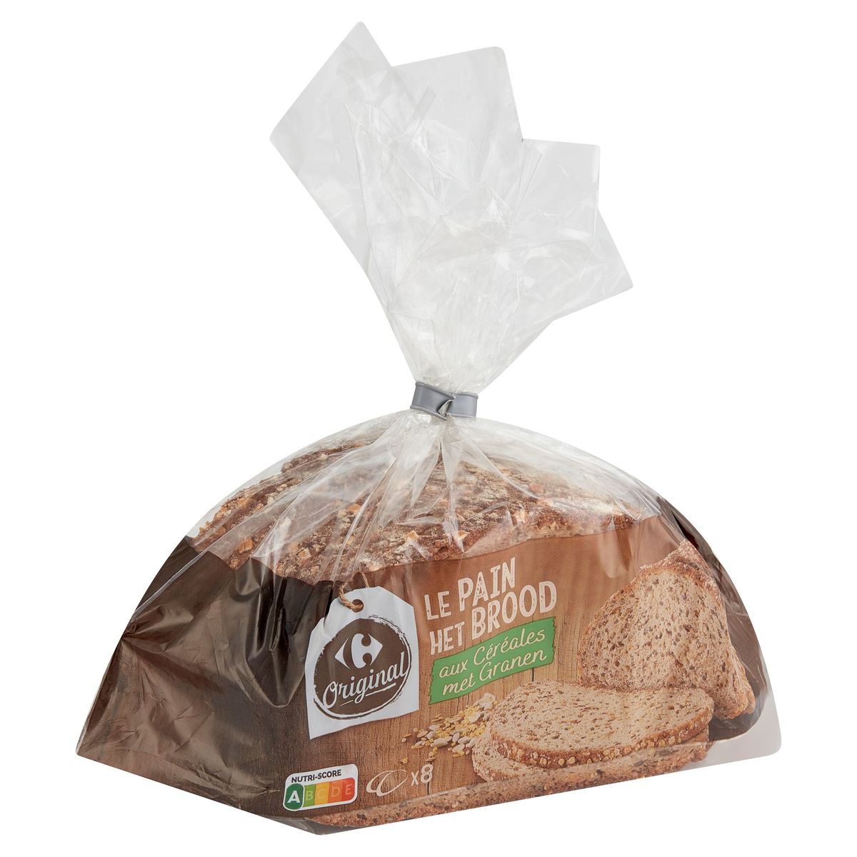 Carrefour Original het Brood met Granen 8 Stuks 500 g