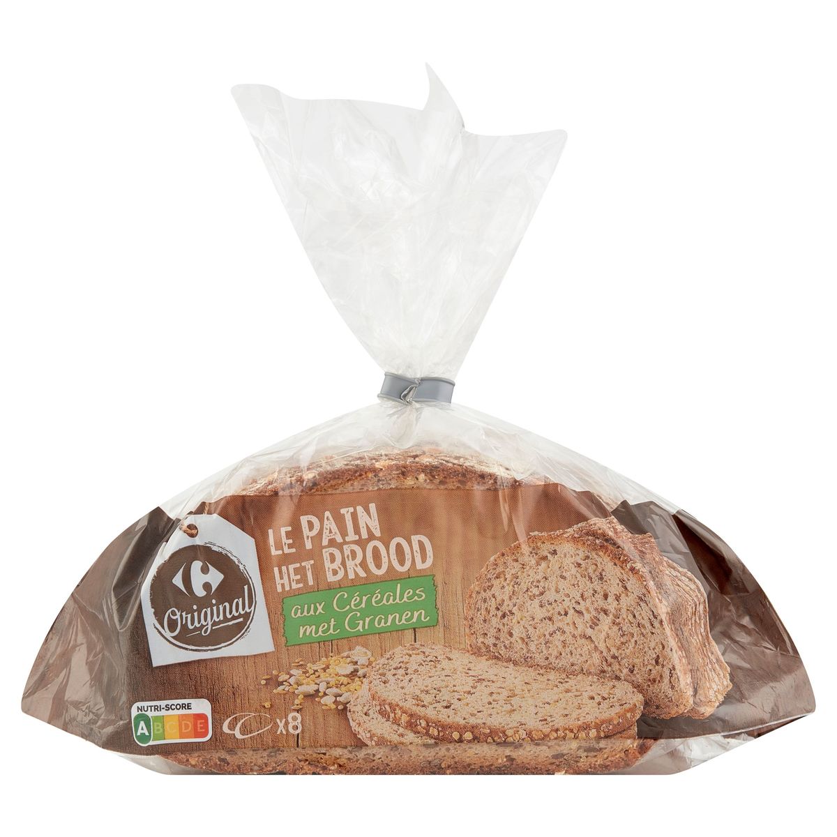 Carrefour Original het Brood met Granen 8 Stuks 500 g