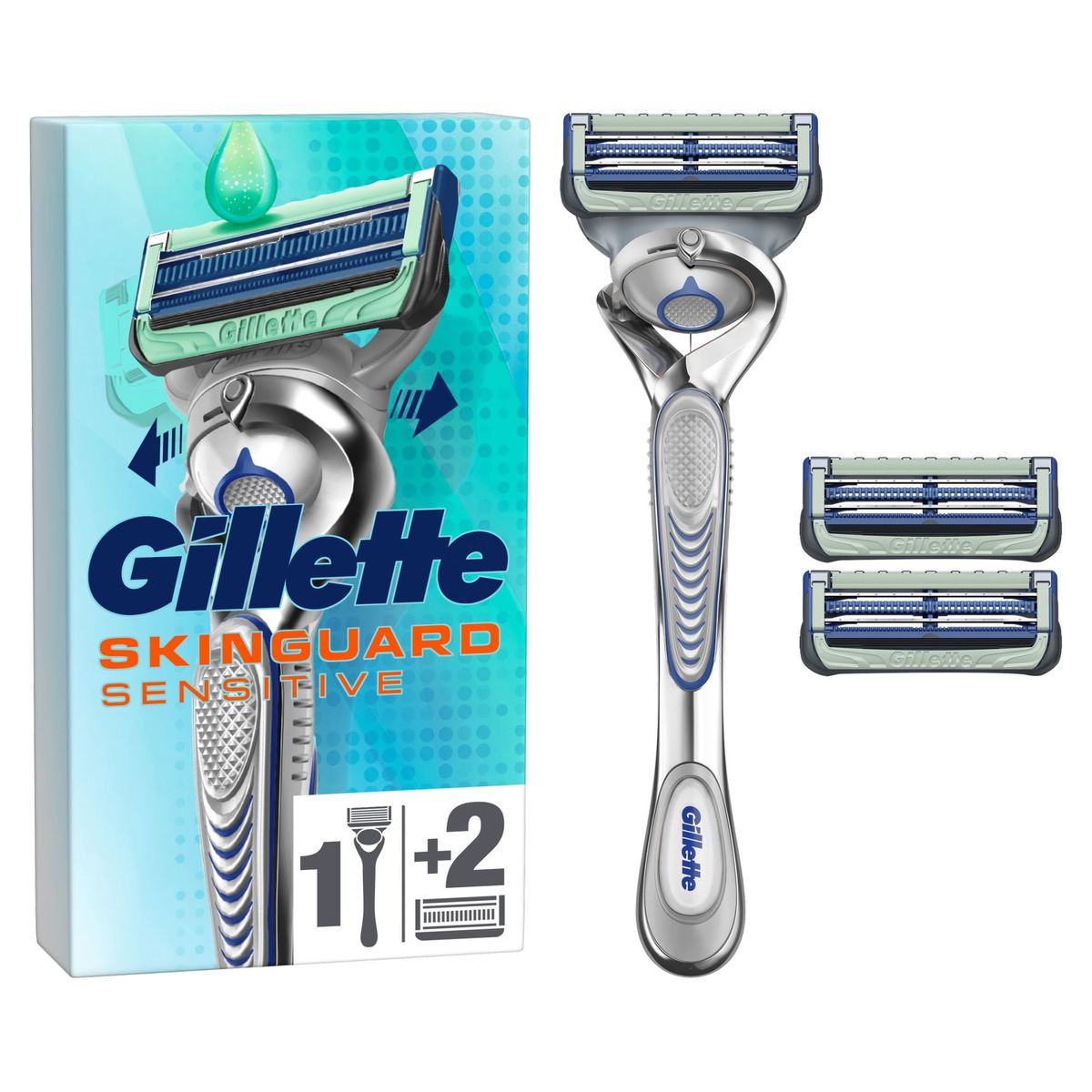 Gillette SkinGuard Sensitive Scheermes Flex Aloë Vera - 3 mesjes