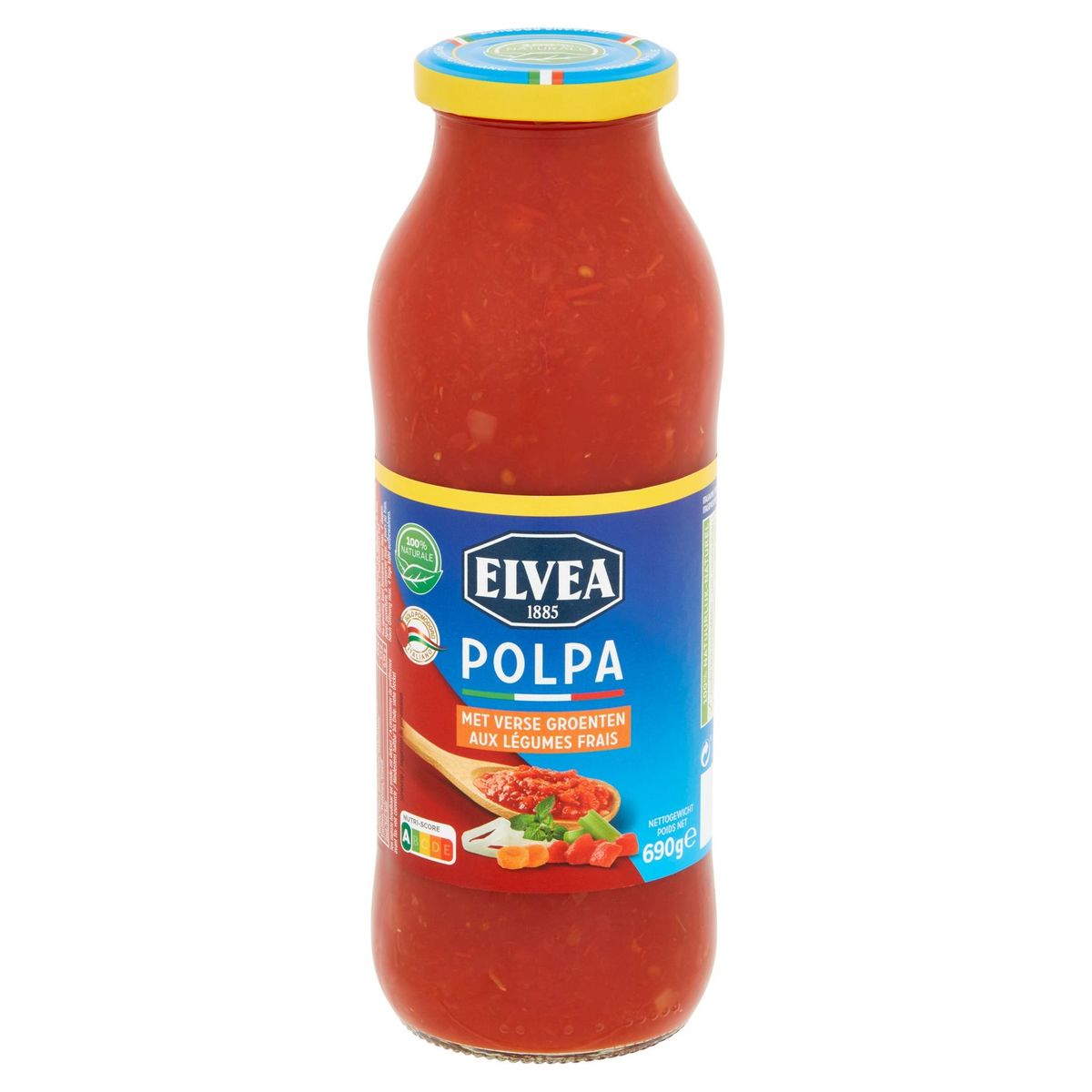 Elvea Polpa met Verse Groenten 690 g