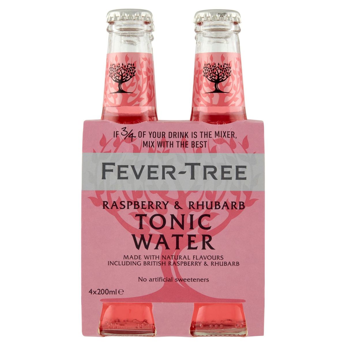 FeverTree Raspberry & Rhubarb Tonic Water 4 x 200 ml Carrefour Site