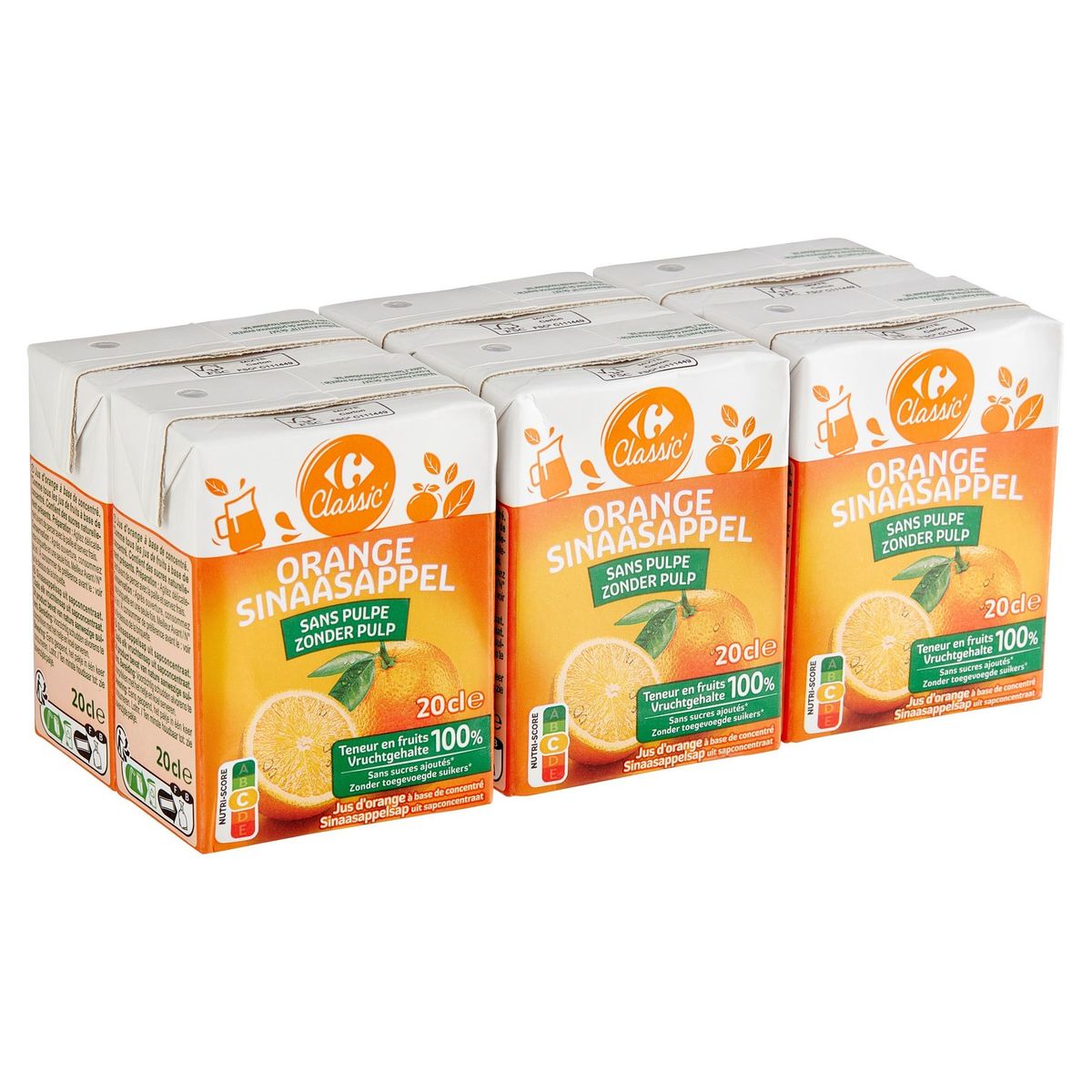 Carrefour Classic' Orange 6 x 20 cl Carrefour Site
