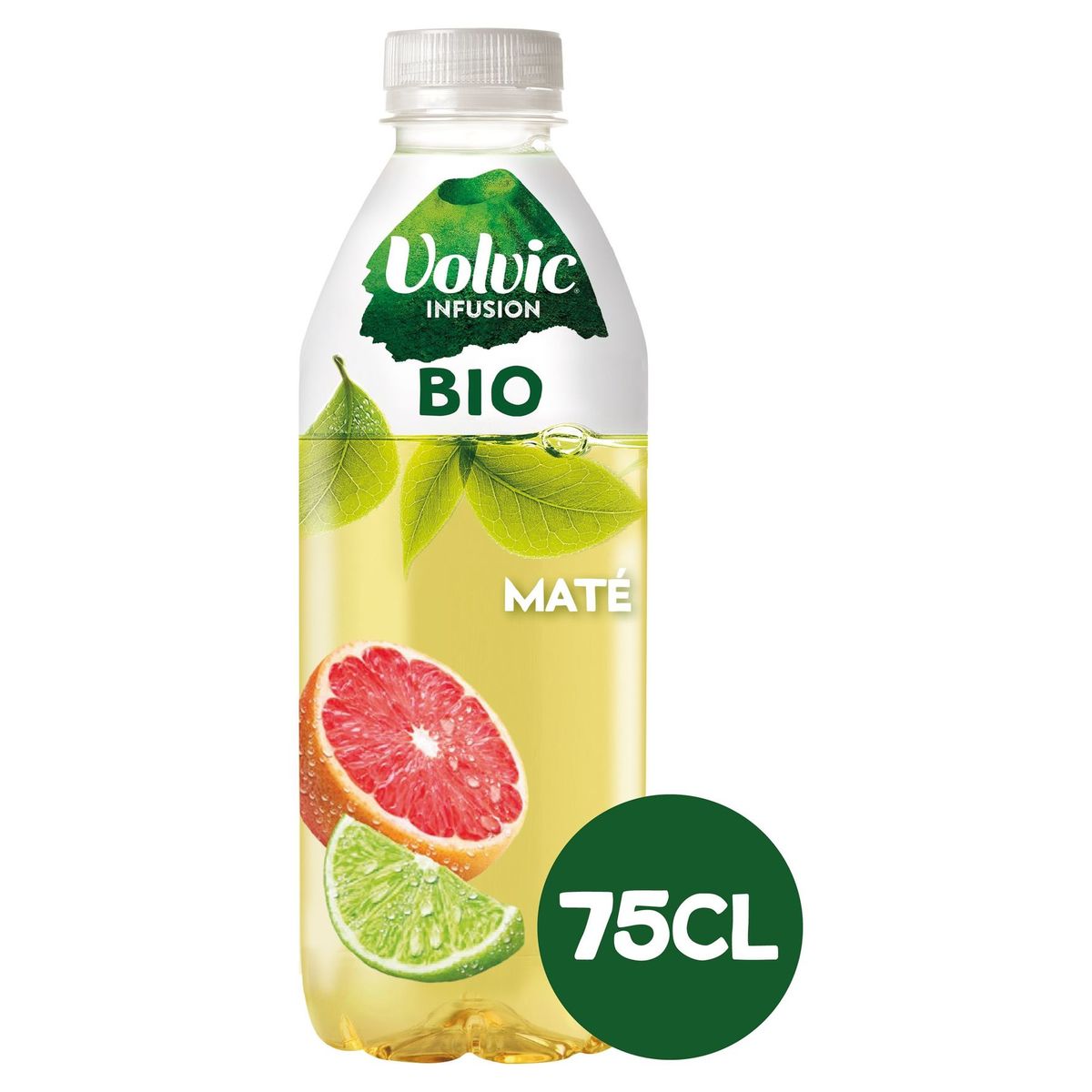 Volvic Infusion Bio Maté - Citron Vert & Pamplemousse 75 cL