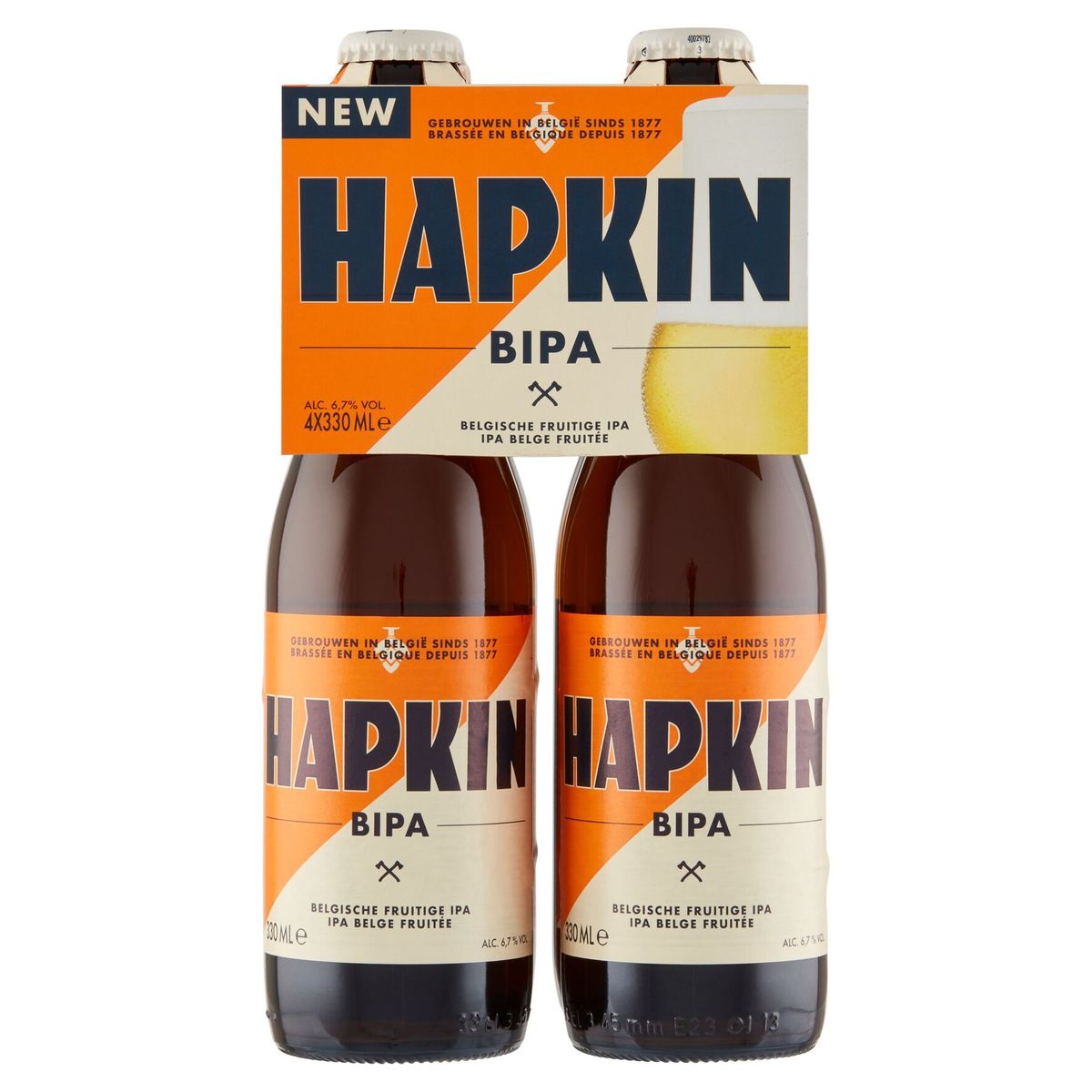 Hapkin Bipa Belgische fruitige IPA 4x330ml