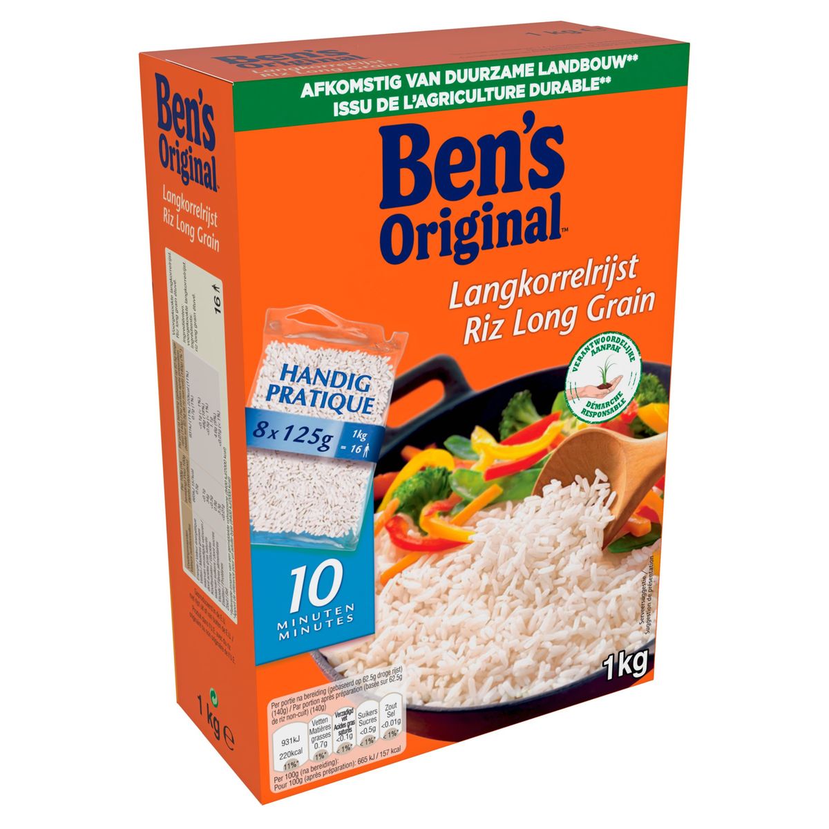 BEN'S ORIGINAL riz complet 4x125g