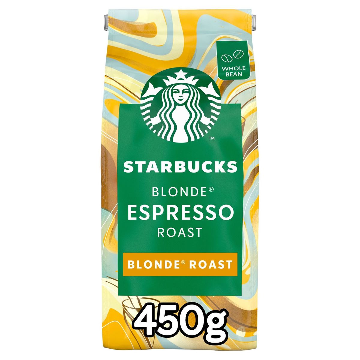 Starbucks Blonde Espresso Roast Koffiebonen Blonde branding 4x450g
