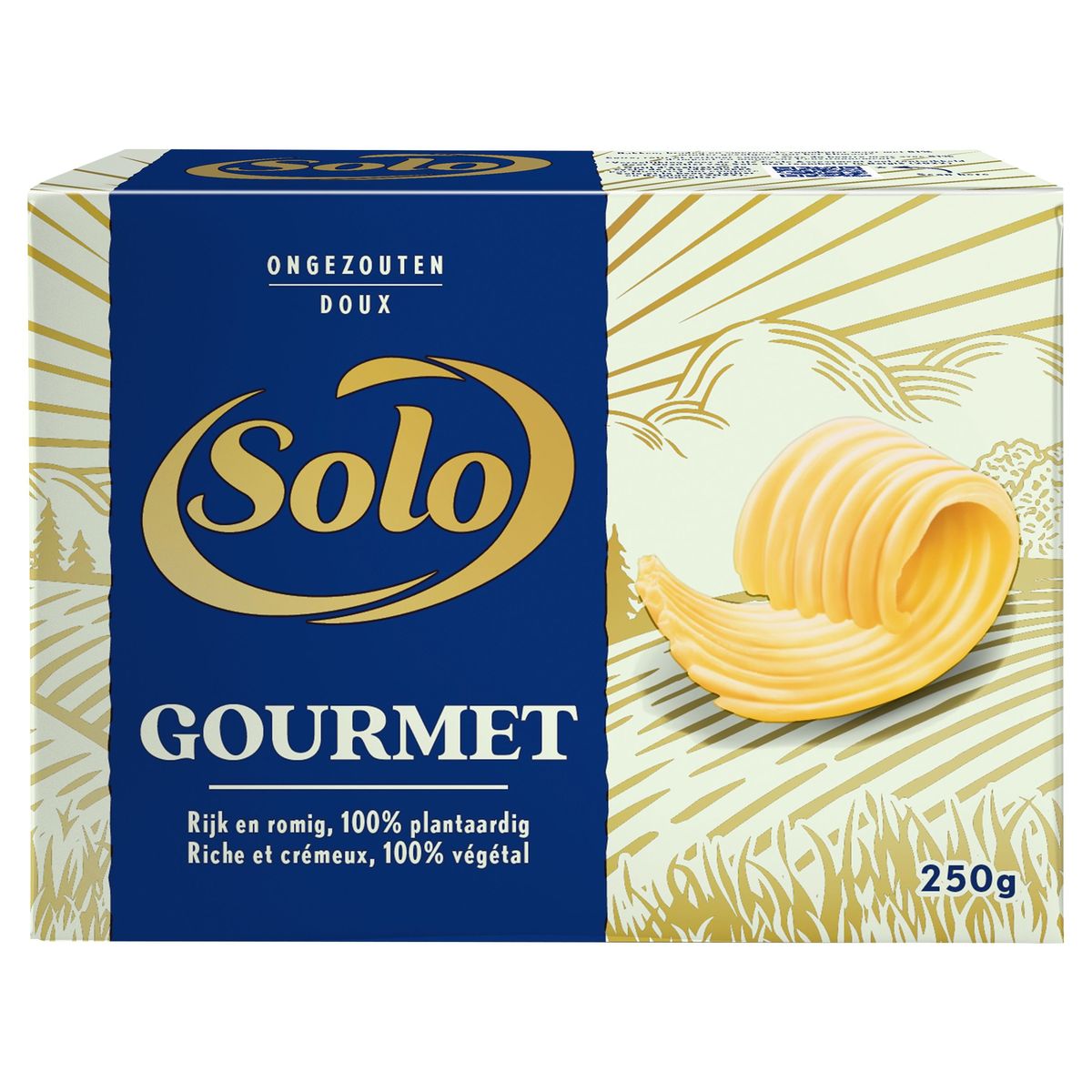 Solo Gourmet Margarine Bakken en Braden 100% plantaardig 250 g