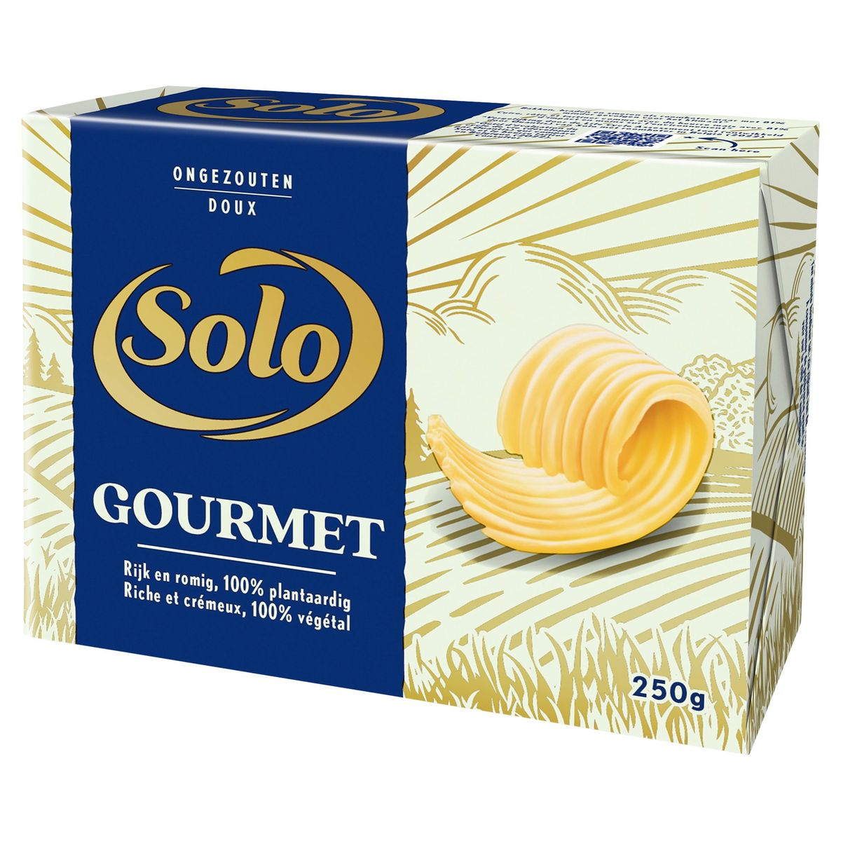 Solo Gourmet Margarine Bakken en Braden 100% plantaardig 250 g
