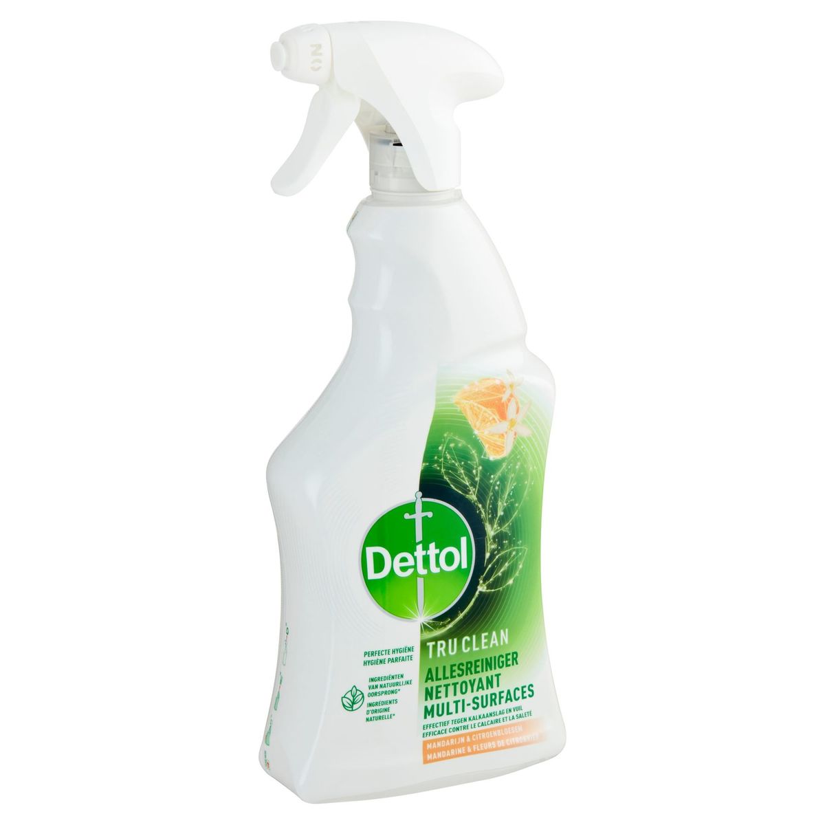 Dettol Tru Clean Spray Mandarine & Fleurs de Citronnier 750 ml
