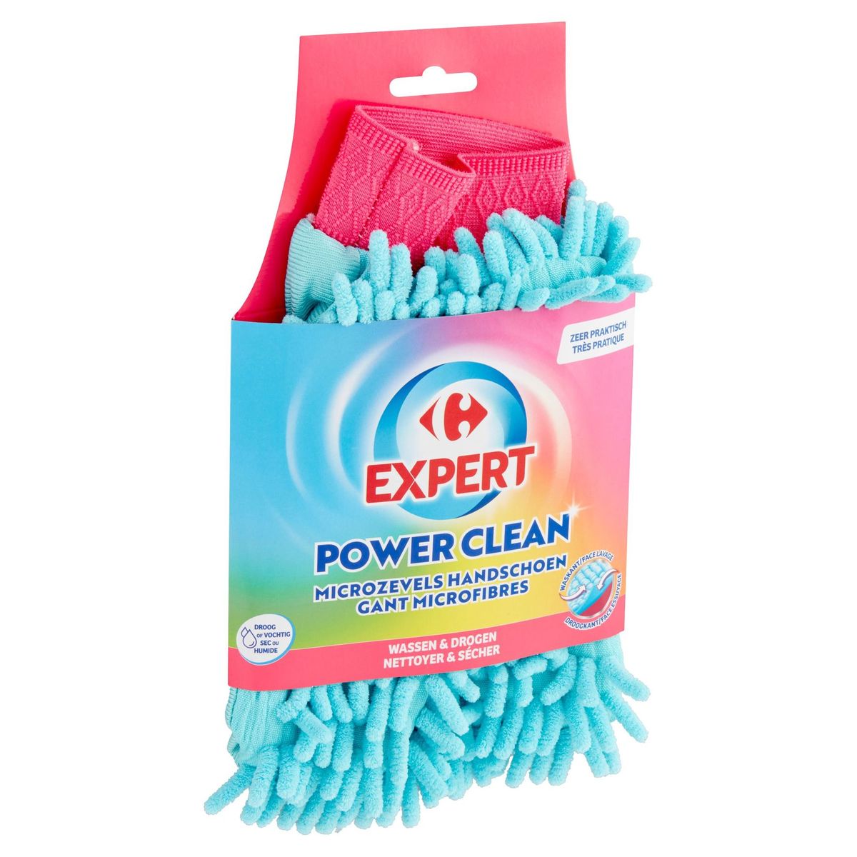 Carrefour Expert Power Clean Gant Microfibres