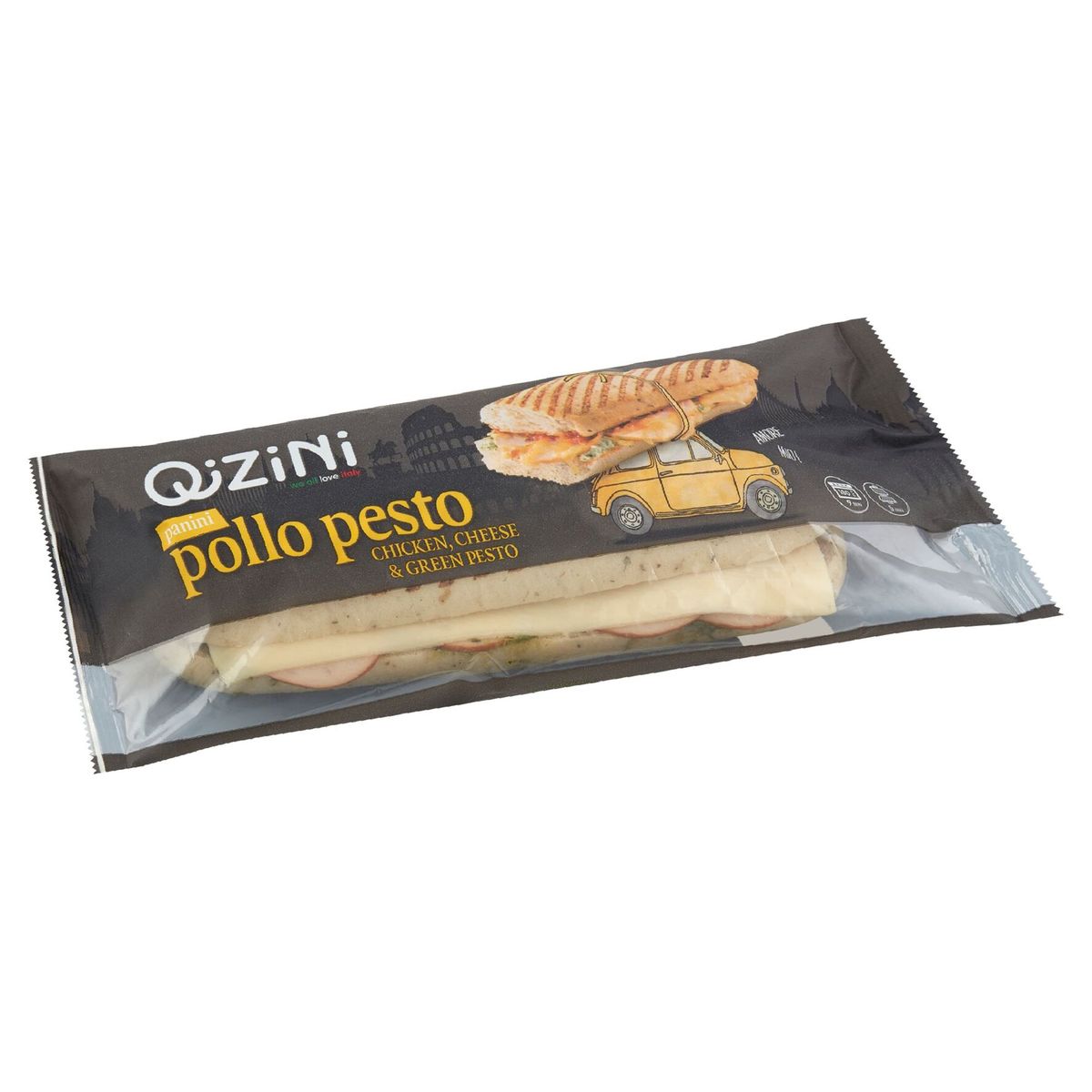 QiZiNi Pollo Pesto Panini 180 g