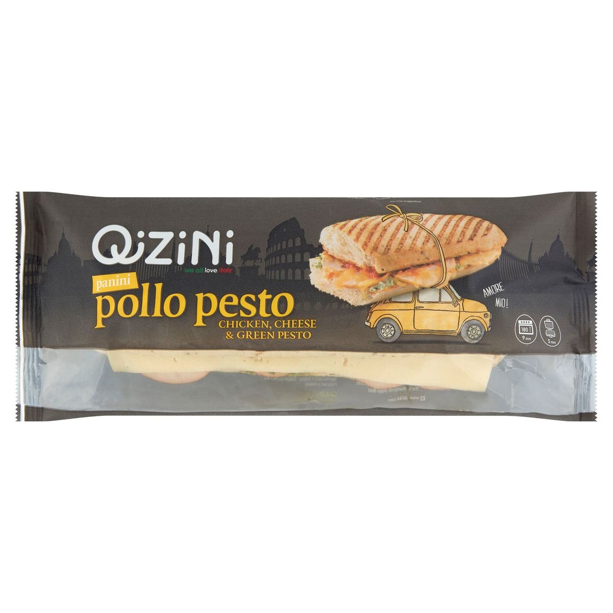 QiZiNi Pollo Pesto Panini 180 g