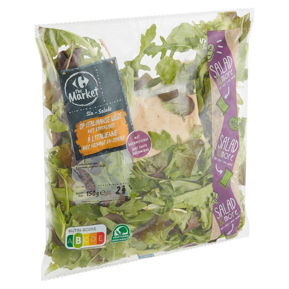 Carrefour The Market Salade Italienne avec Fromage Copeuax 150 g