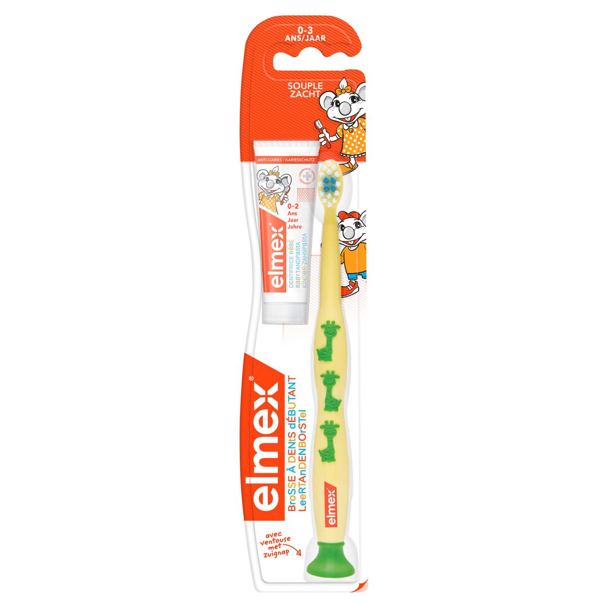 Elmex brosse à dents débutant 0-3 ans