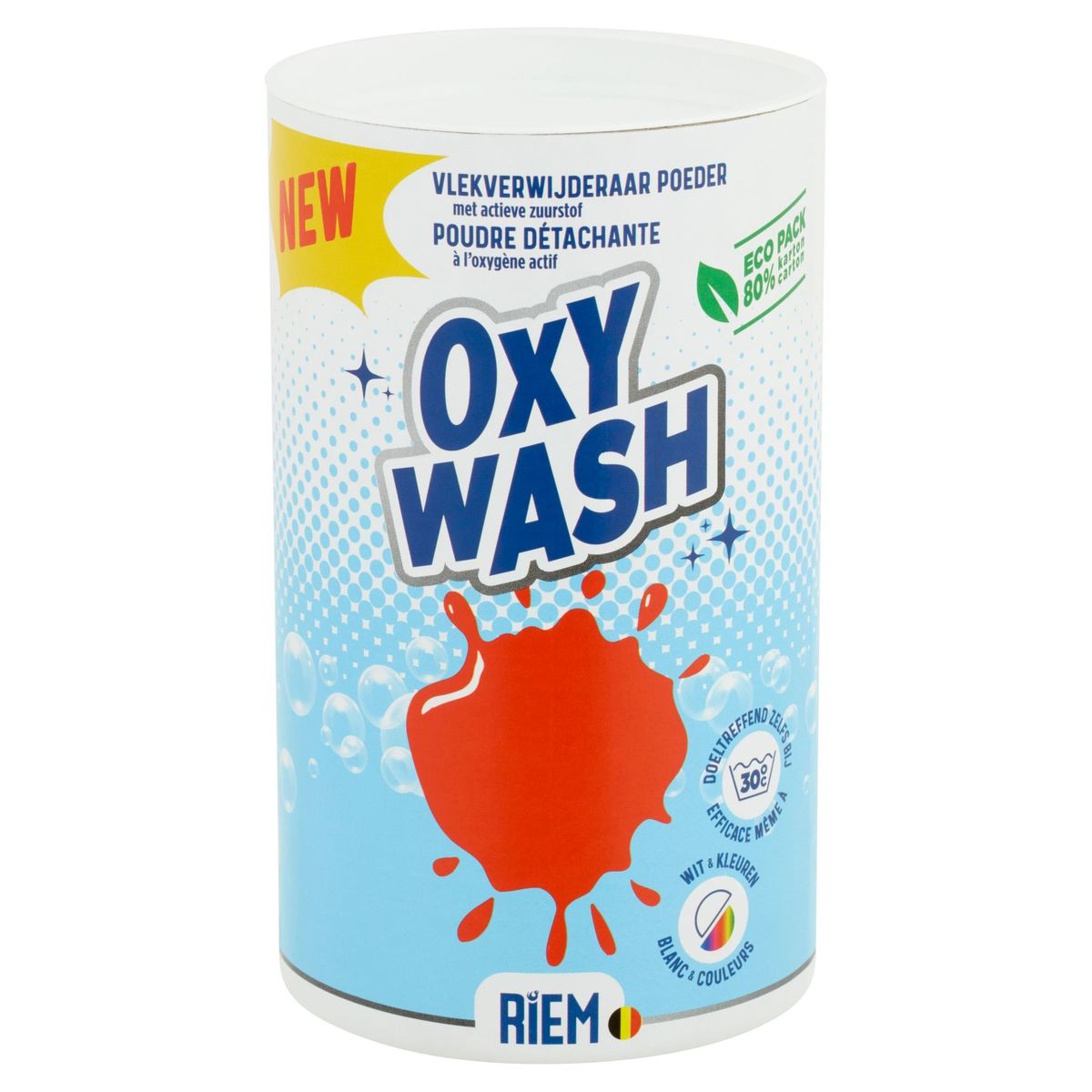 Riem Oxy Wash Poudre Détachante à l'Oxygène Actif 500 g
