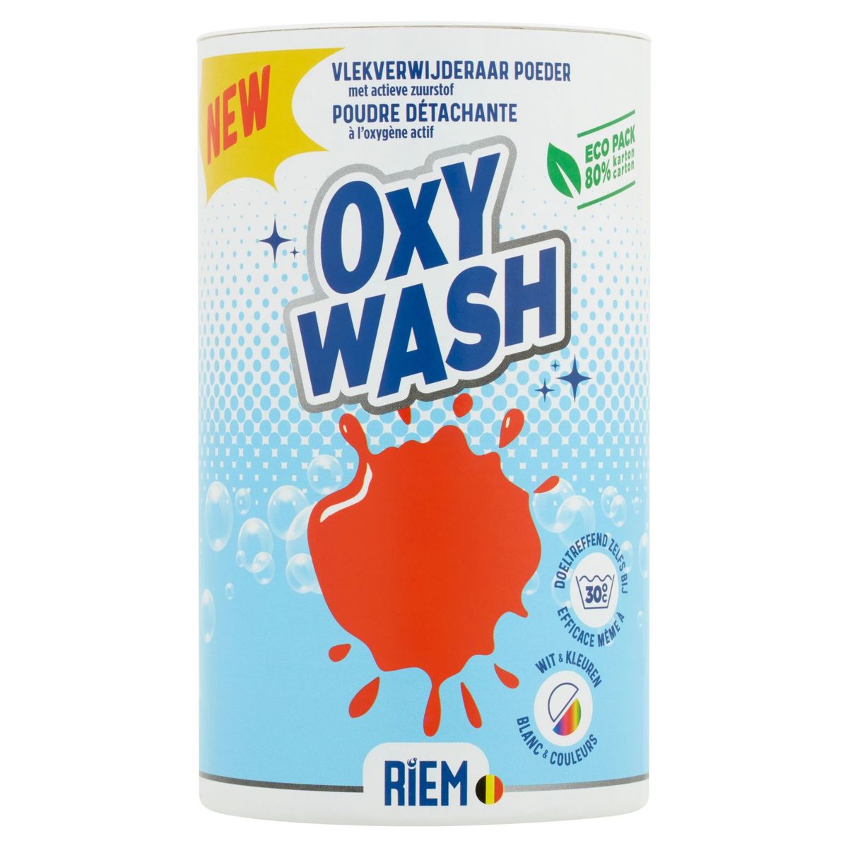 Riem Oxy Wash Poudre Détachante à l'Oxygène Actif 500 g