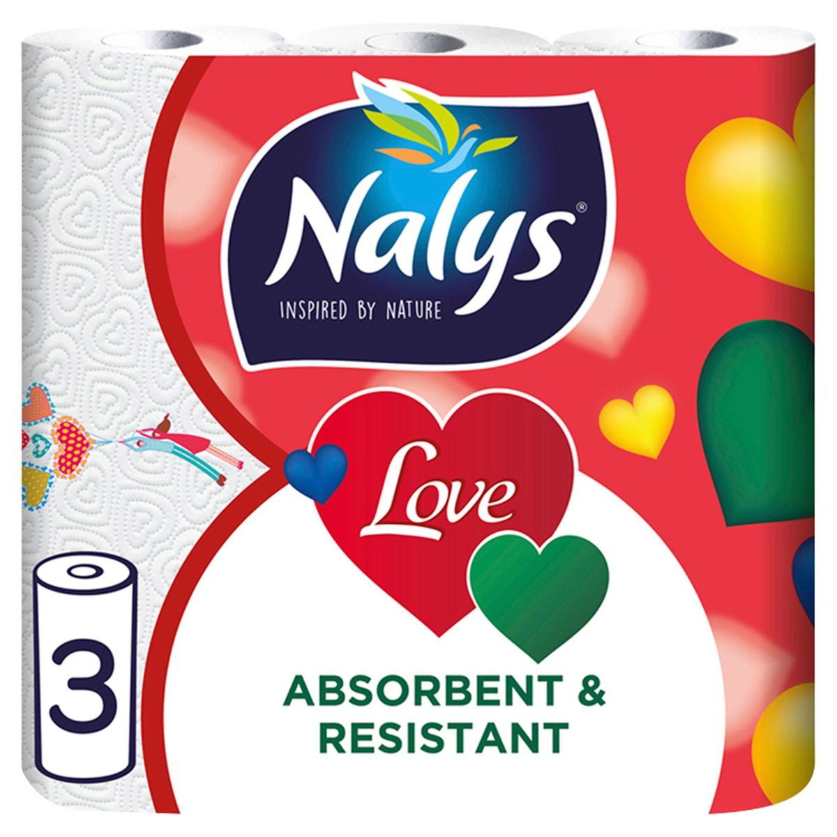 Nalys Love 3-Épaisseurs 3 Pièces