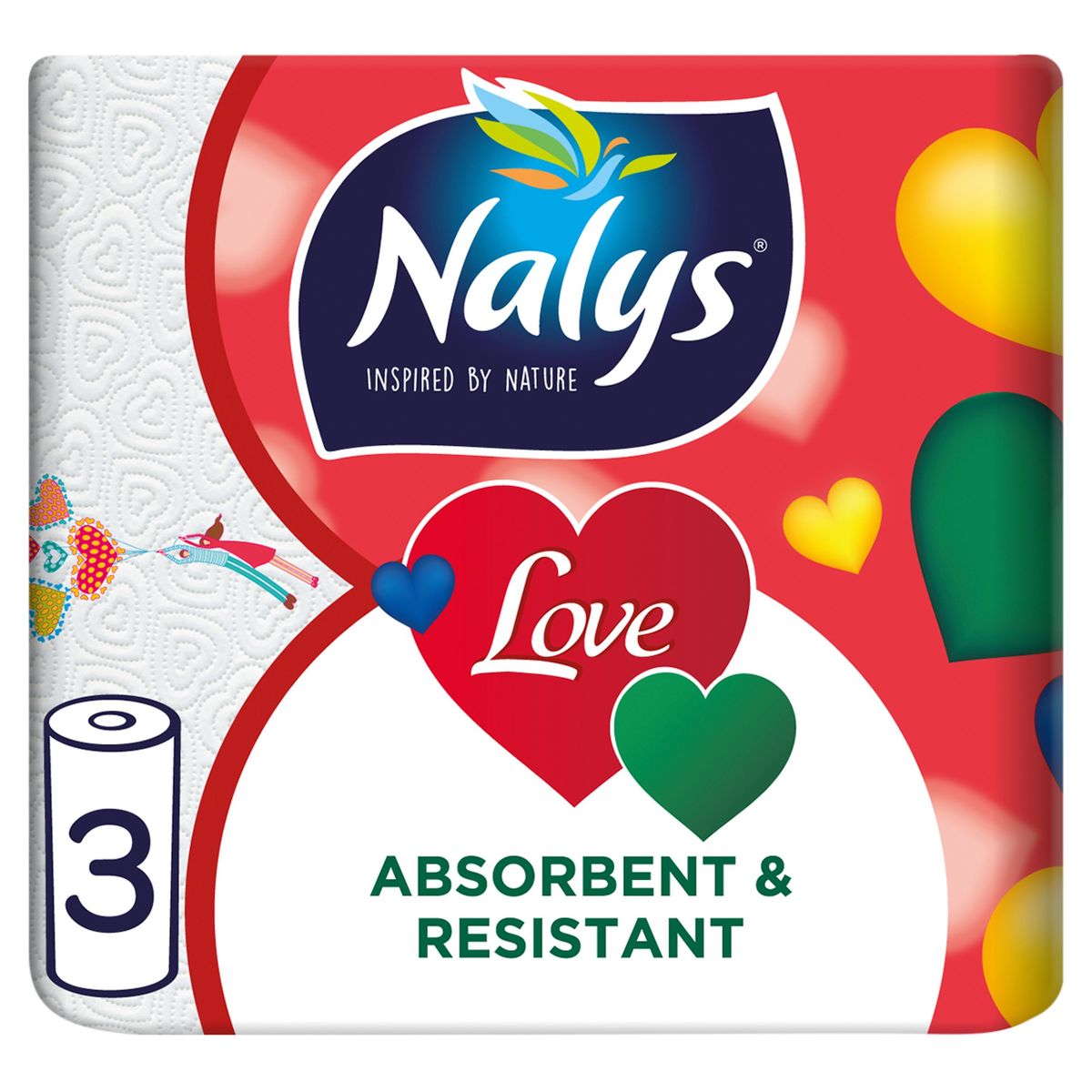Nalys Love 3-Épaisseurs 3 Pièces