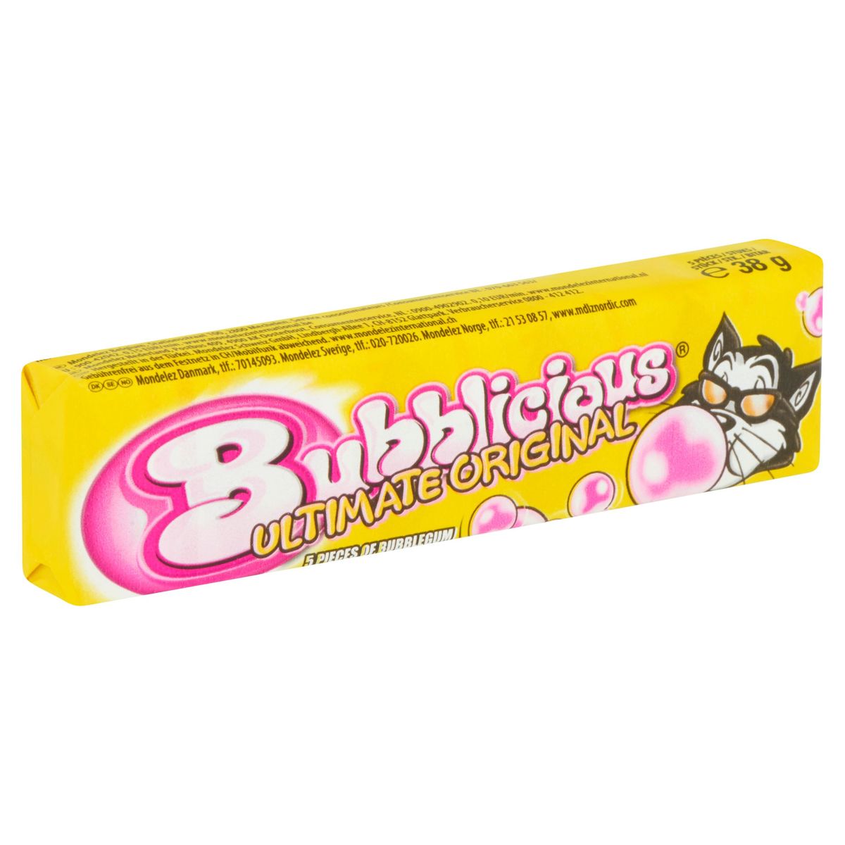 Bubblicious Kauwgom Origineel Single Formaat 38 g