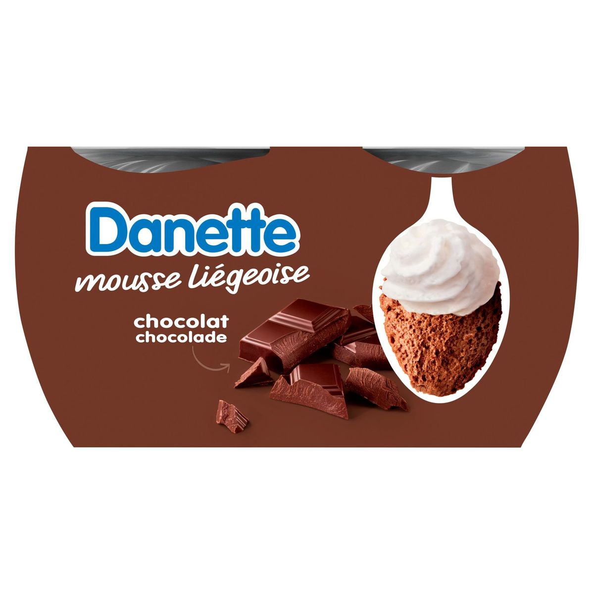Danette Mousse Liégeoise Chocolat 4 x 80 g